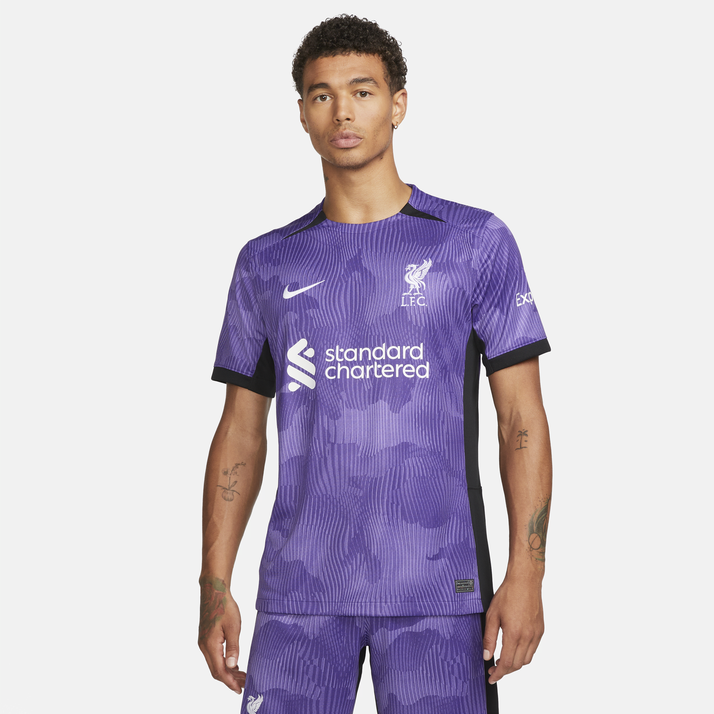 Image of Liverpool FC 2023/24 Stadium Derde Nike Dri-FIT voetbalshirt voor heren - Paars