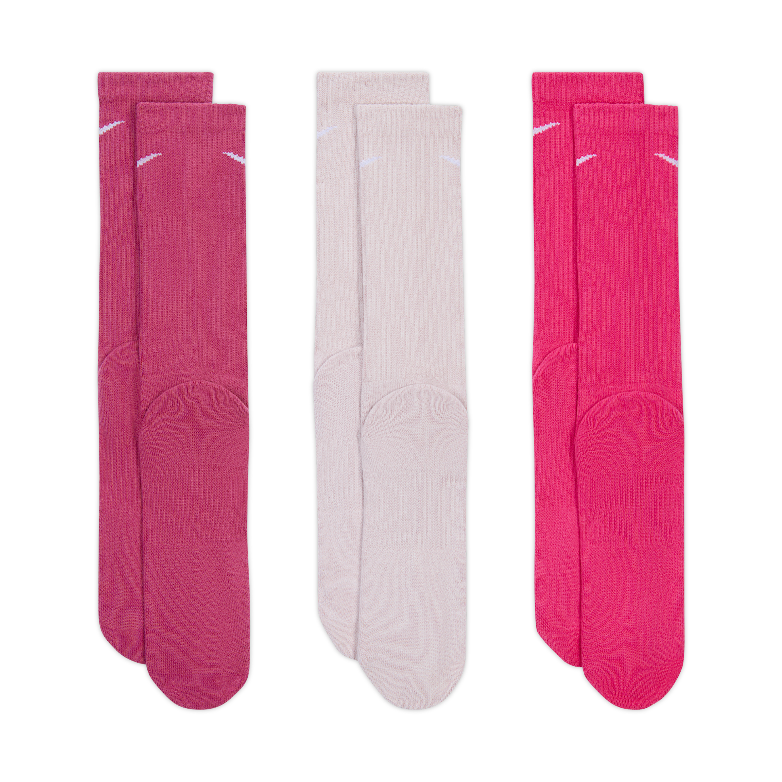 Thumbnail - Nike Everyday Plus Cushioned Crew-Trainingssocken (3 Paar) - Multi-Color
