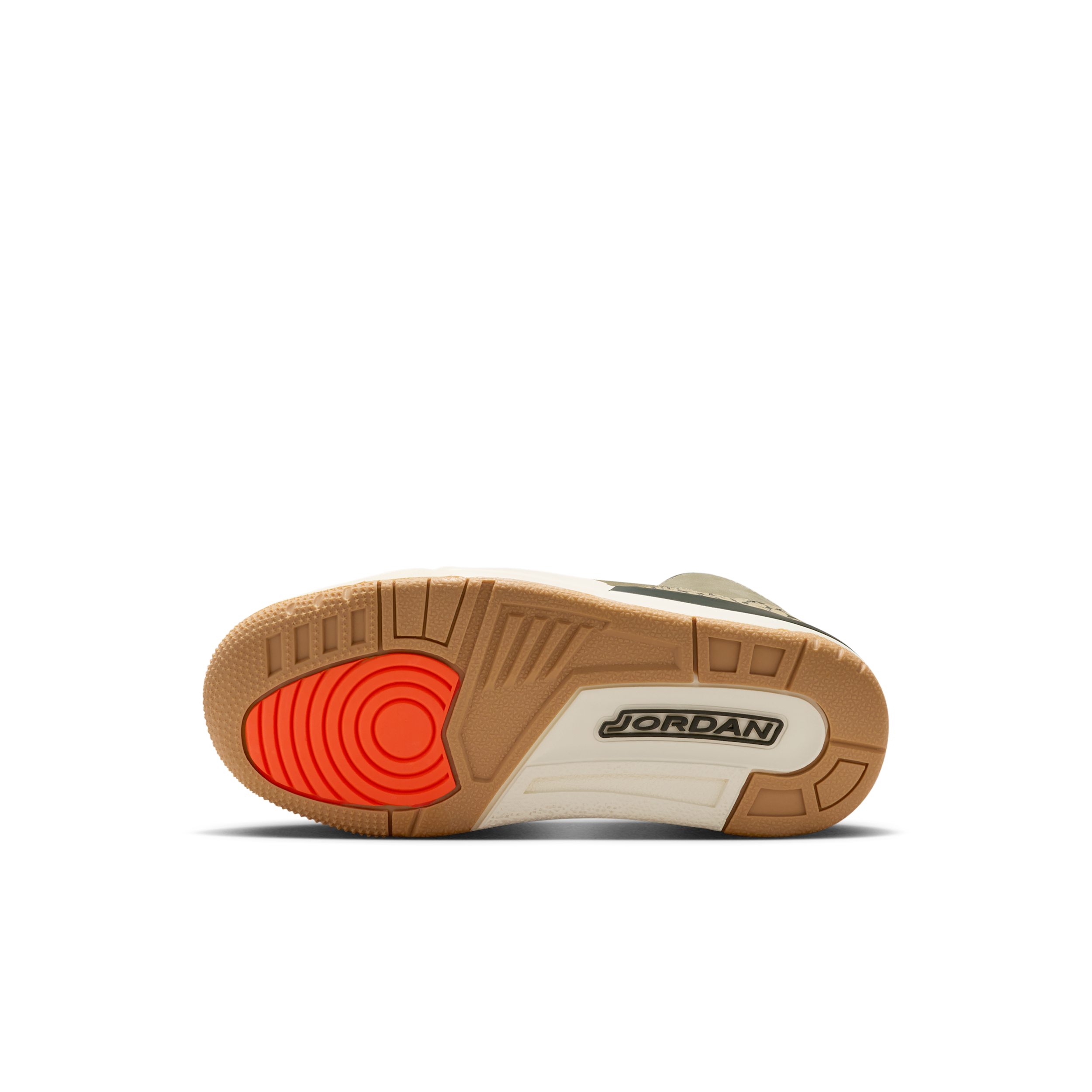 Thumbnail - Jordan 3 Retro "Medium Olive" Schuh (kleine Kinder) - Grün