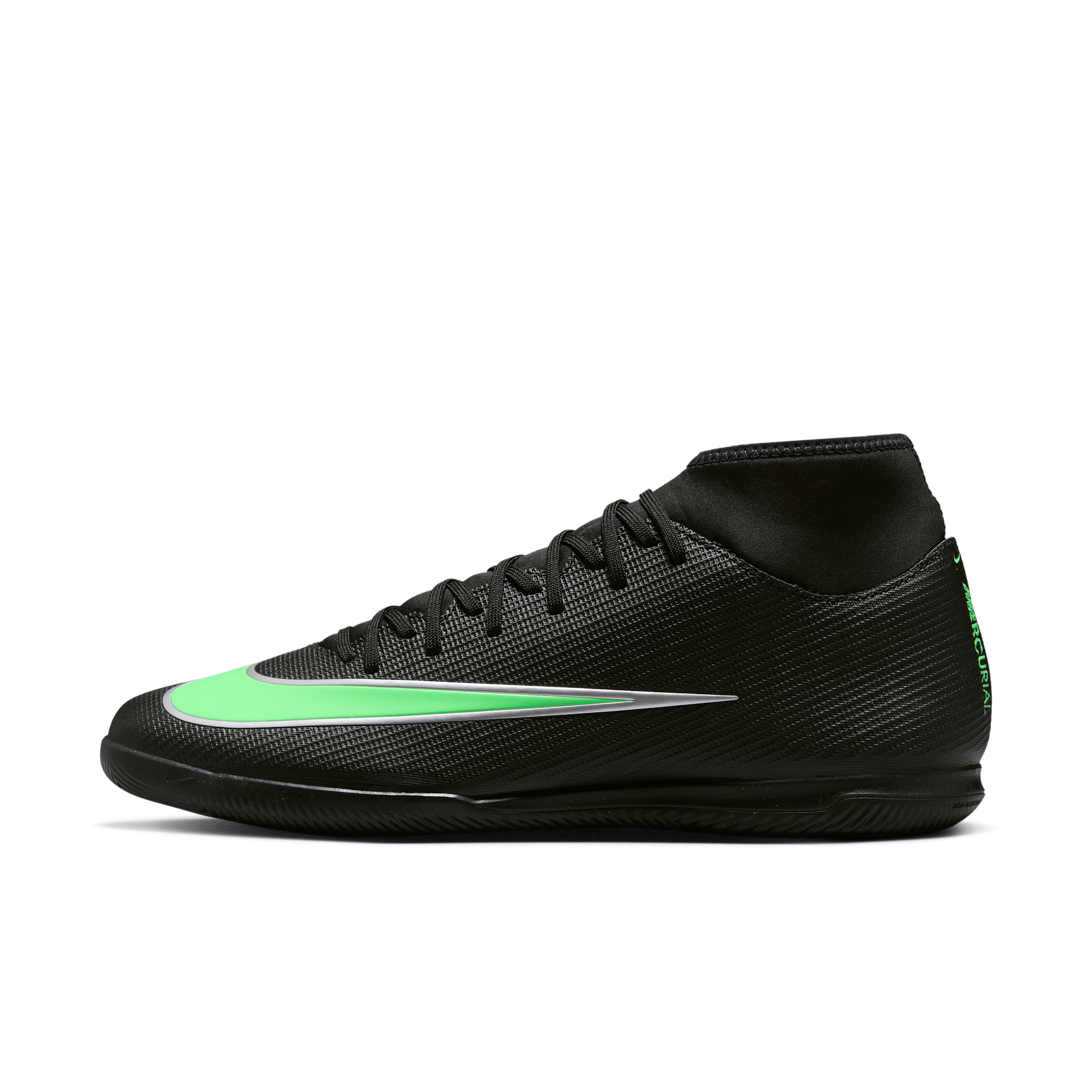 Halowe buty piłkarskie z wysoką cholewką Nike Mercurial Superfly 11 Club - Czerń