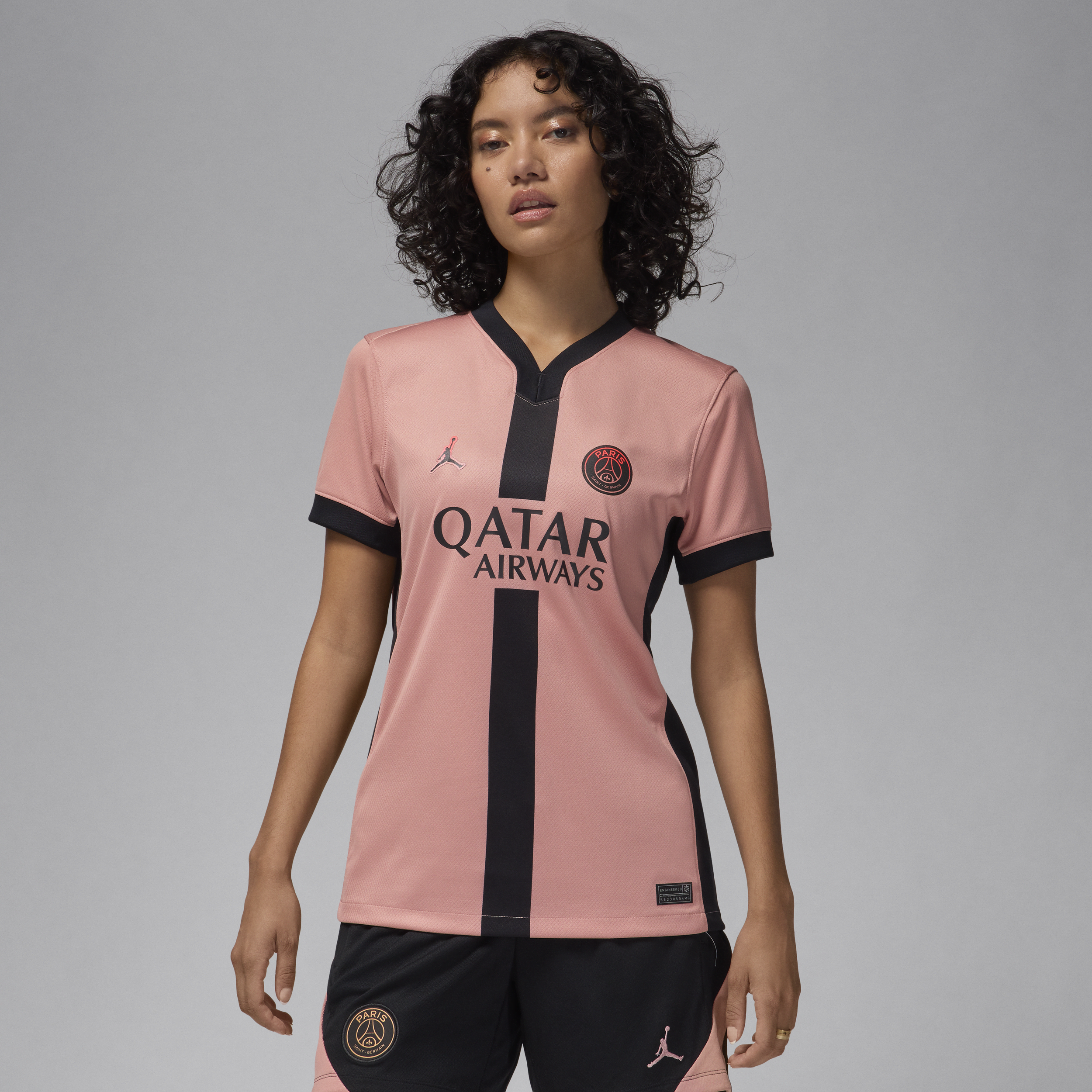 3e maillot de foot replica Jordan Dri-FIT Paris Saint-Germain 2024/2025 Stadium pour femme - Rose