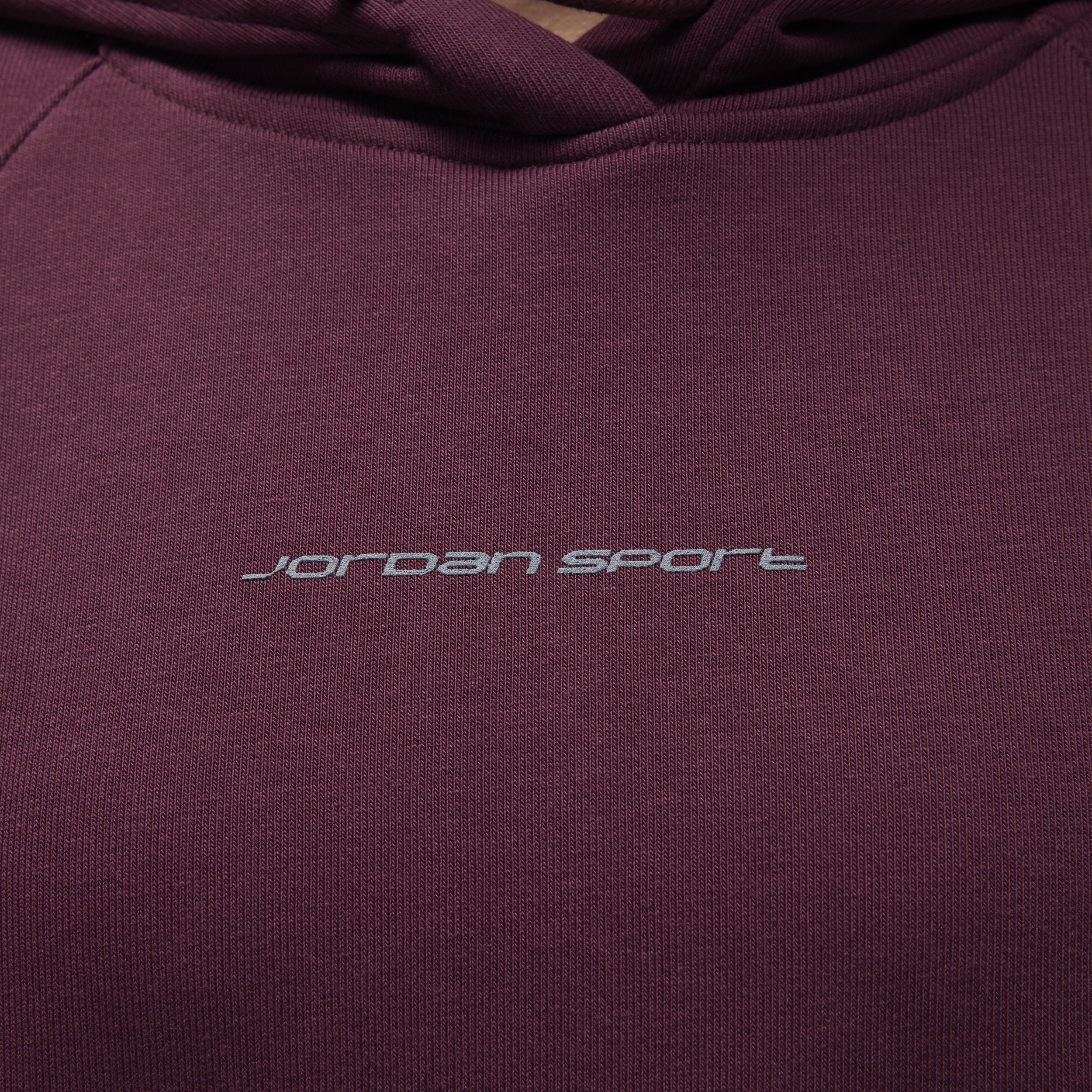 Jordan Sport fleecehoodie met graphic voor dames Rood