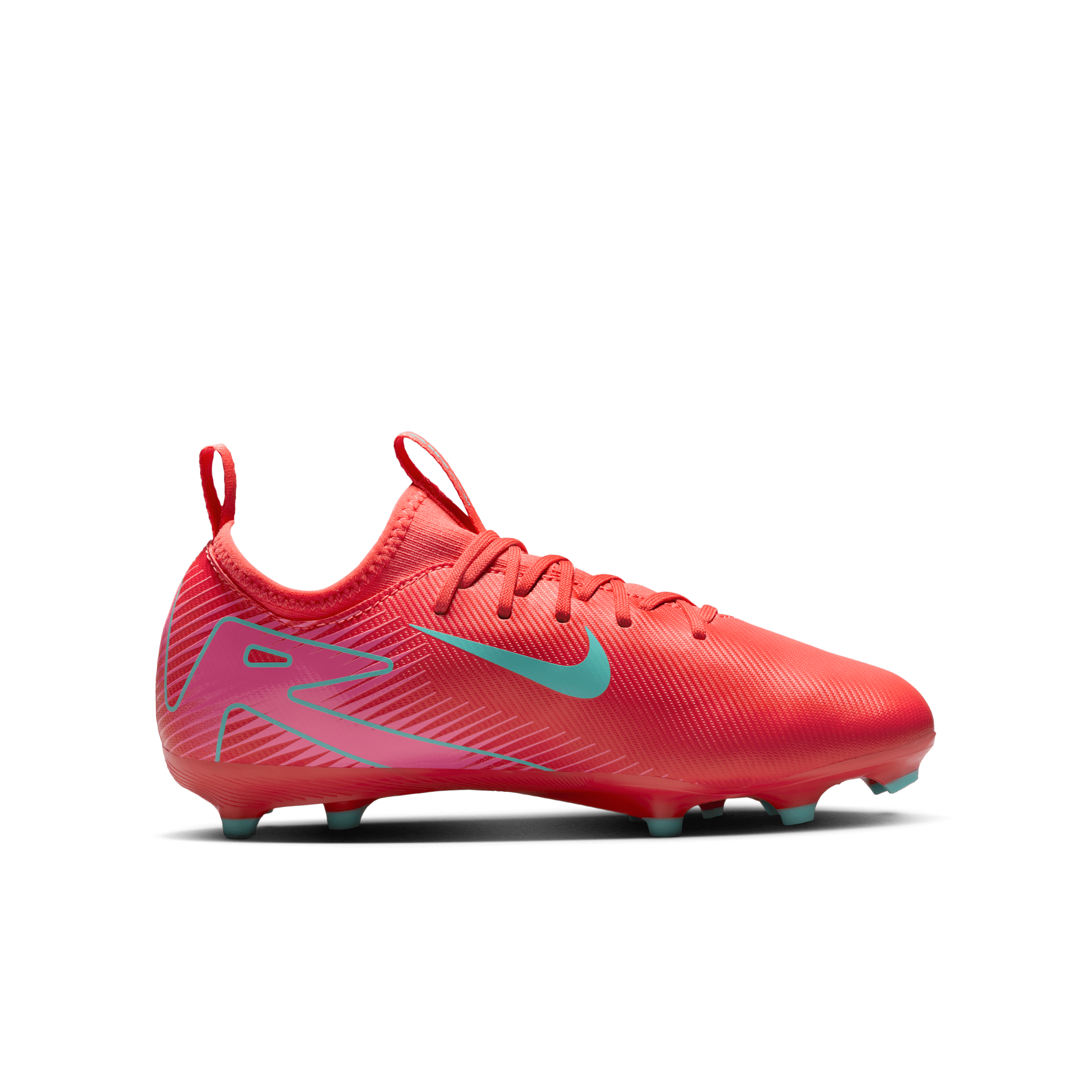 Chaussure de foot basse à crampons MG Nike Jr. Mercurial Vapor 16 Academy pour enfant/ado - Rouge