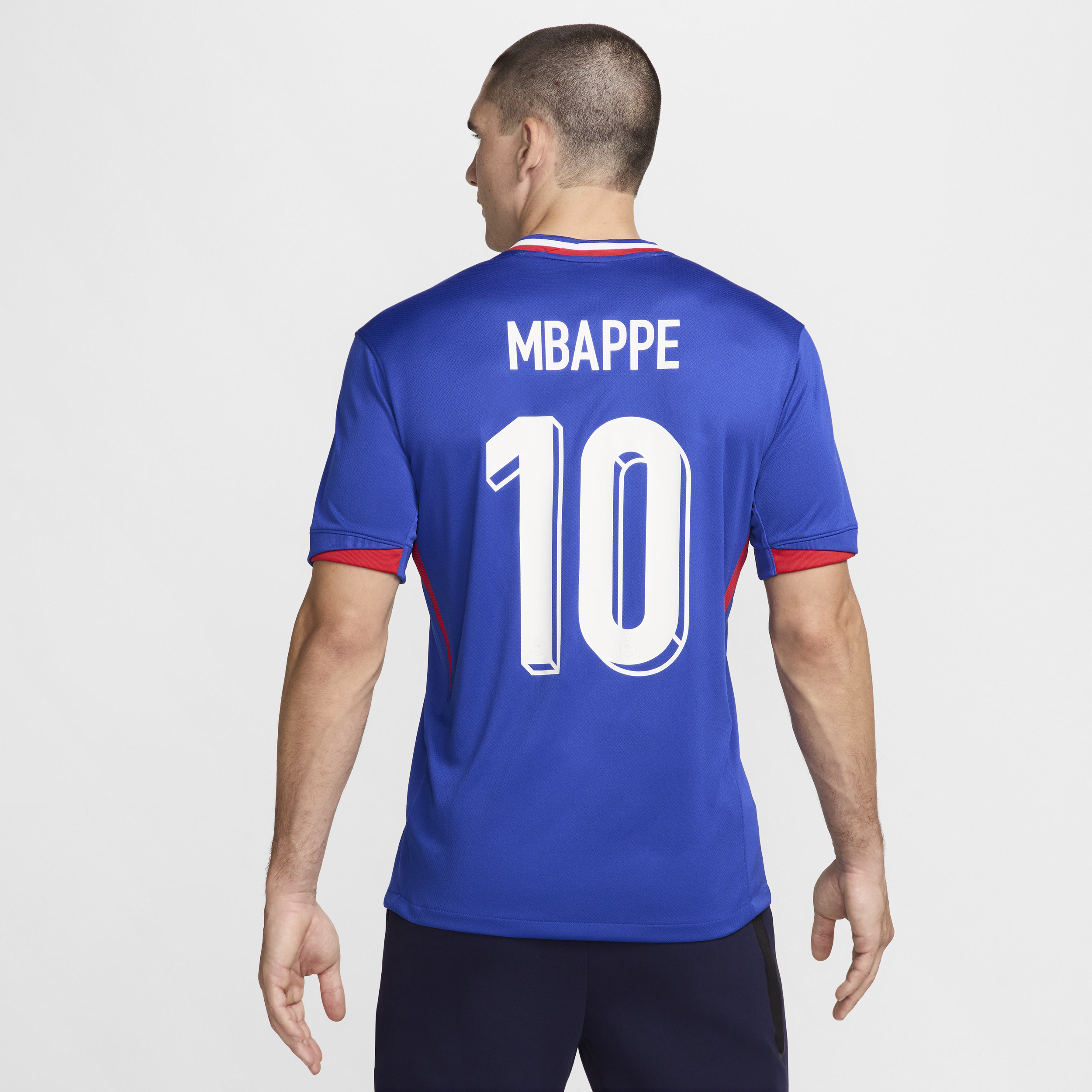 Maillot de foot replica Nike Dri-FIT Kylian Mbappé FFF (équipe masculine) 2024/25 Stadium Domicile p