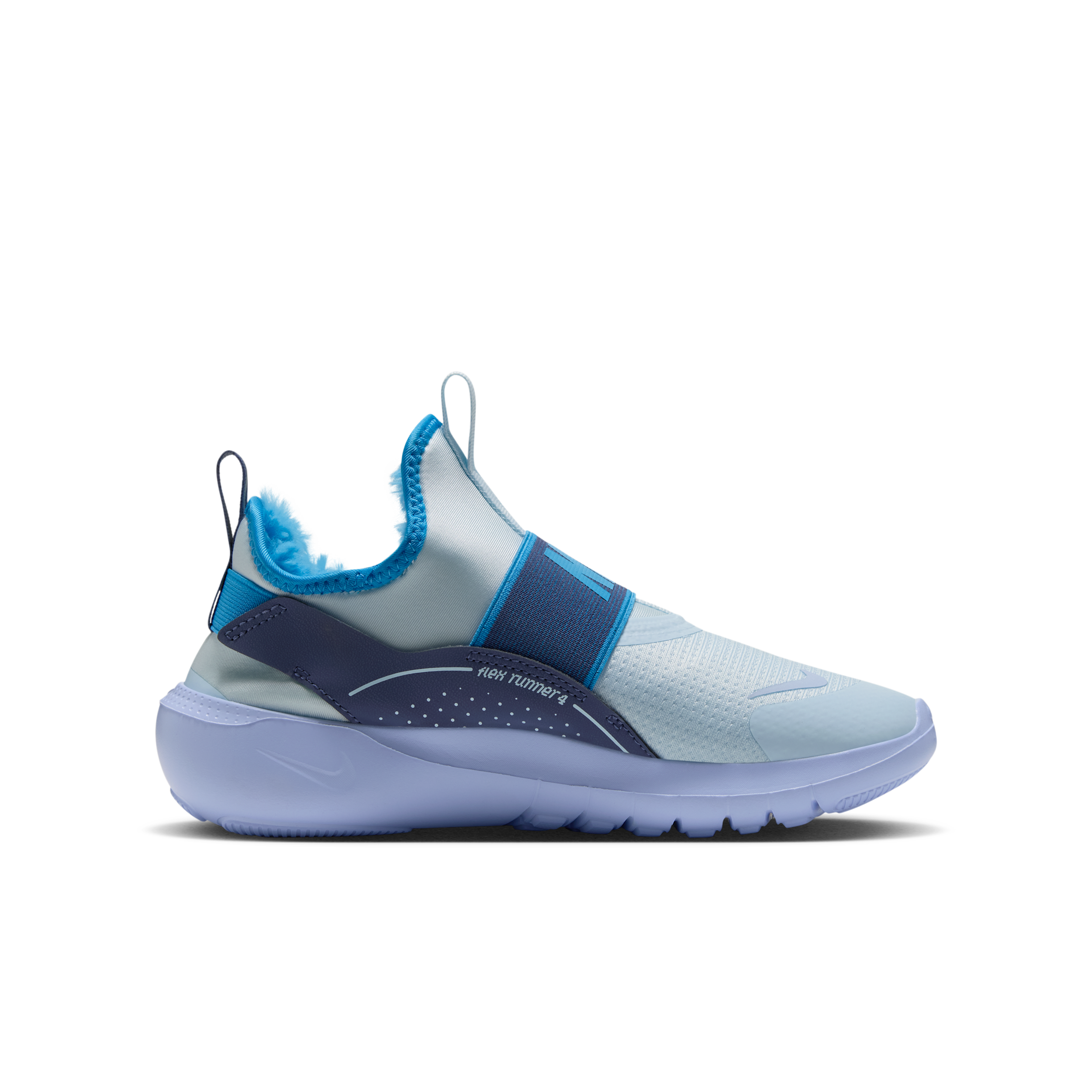 Nike Flex Runner Warm GS 'Glacier Blue Diffused Blue' | Kid's Size 3.5 - IQ2362-423