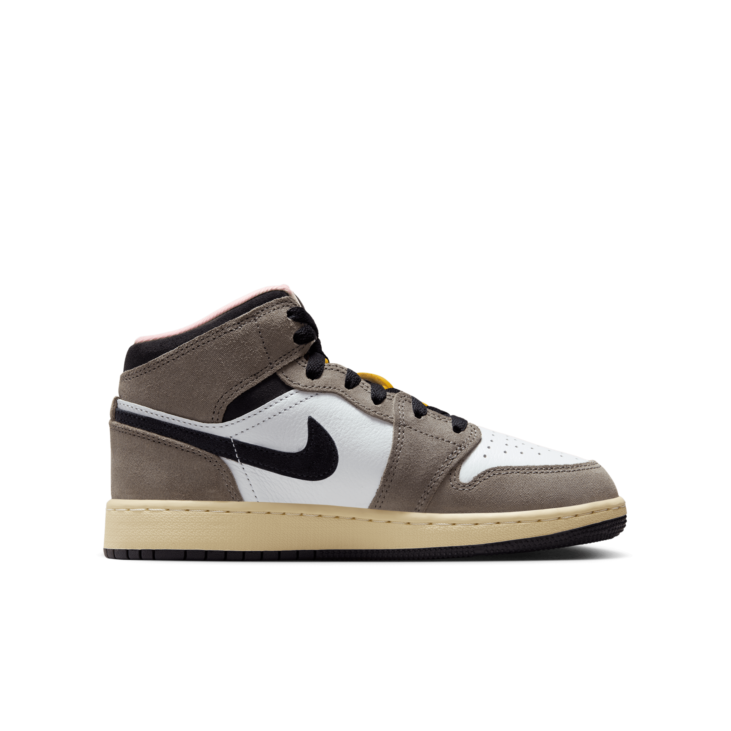 Thumbnail - Air Jordan 1 Mid SE Schuh (ältere Kinder) - Weiß