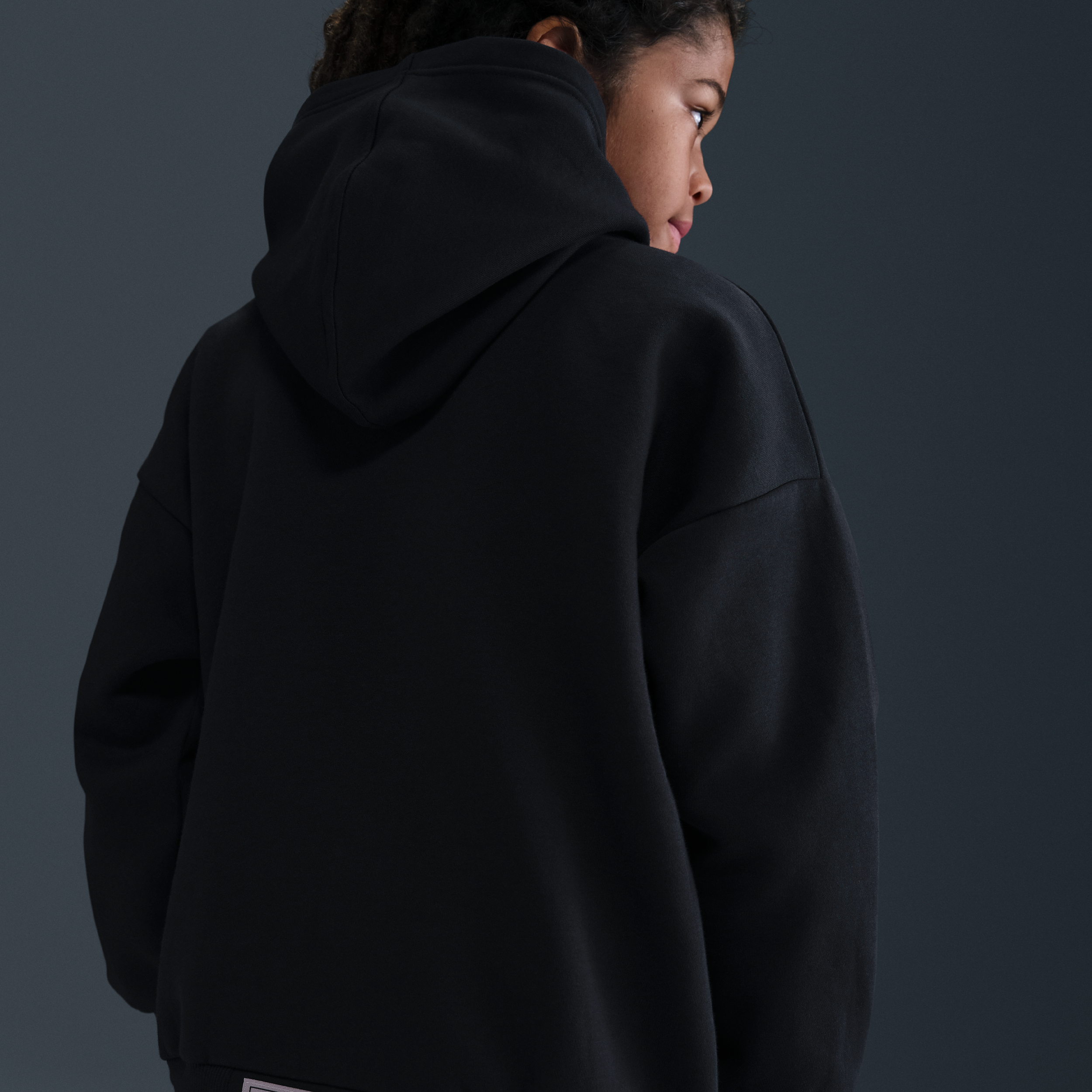 Thumbnail - Nike Culture of Basketball Fleece Hoodie für ältere Kinder - Schwarz