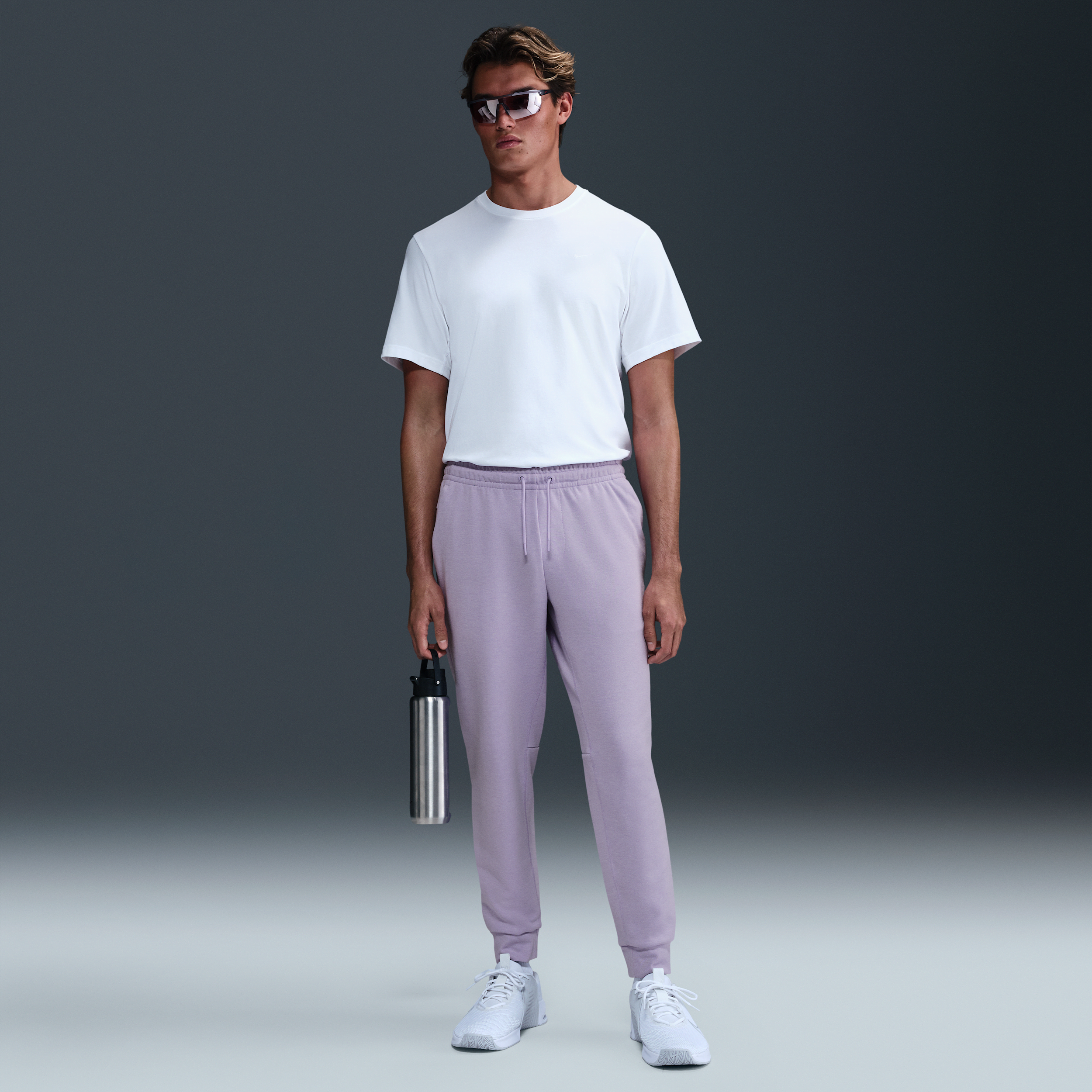 Thumbnail - Nike Primary Fleece UV Performance Jogger mit Dri-FIT-Technologie (Herren) - Lila