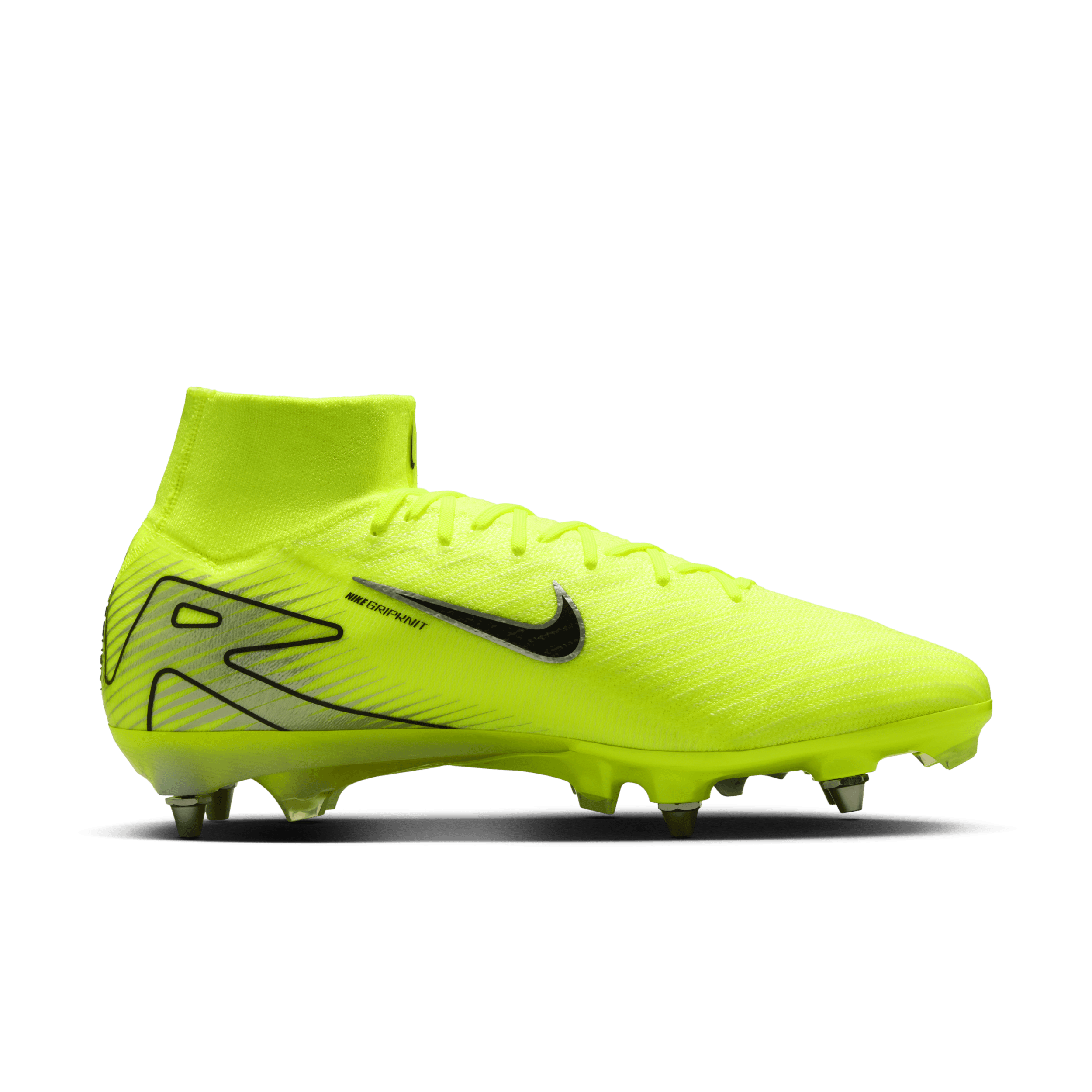 Chaussure de foot montante à crampons SG-Pro Nike Mercurial Superfly 10 Elite - Jaune