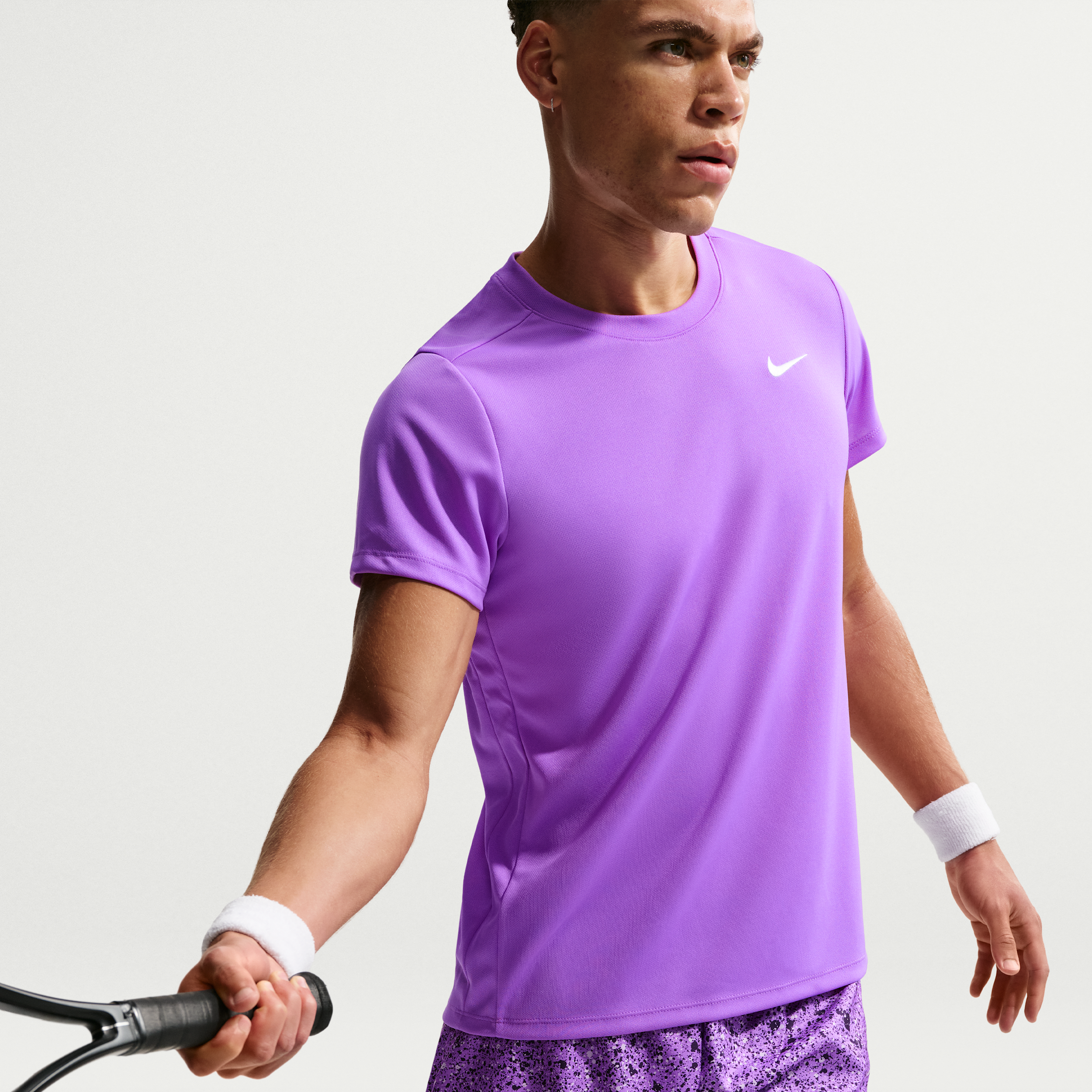 Maglia da tennis Dri-FIT NikeCourt Victory – Donna - Viola