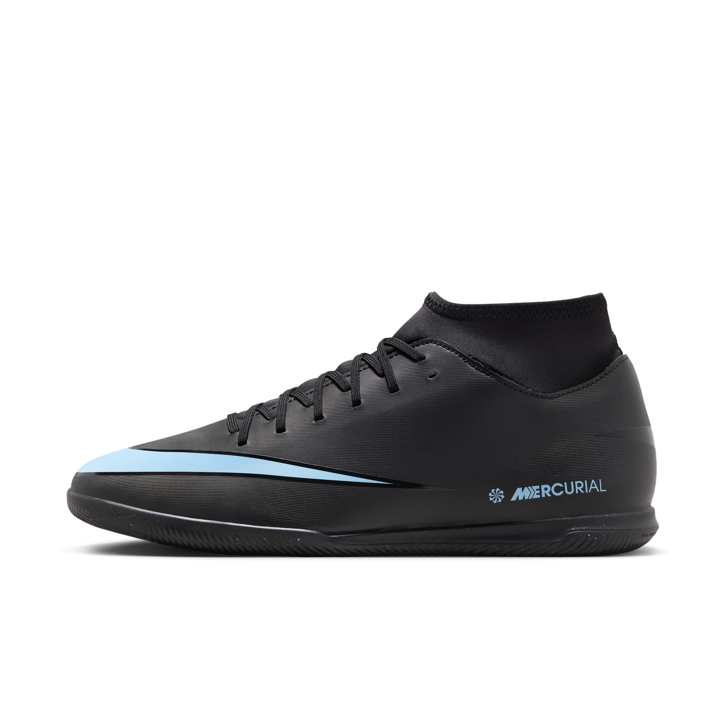 Thumbnail - Nike Mercurial Superfly 10 Club IC High-Top-Fußballschuh - Schwarz