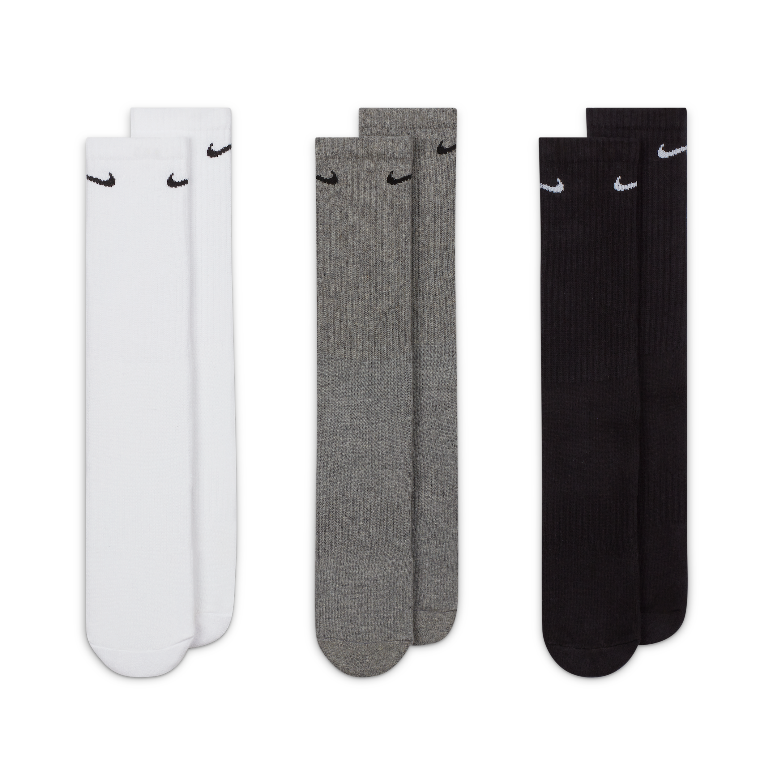 Thumbnail - Nike Everyday Cushioned Crew-Trainingssocken (3 Paar) - Multi-Color