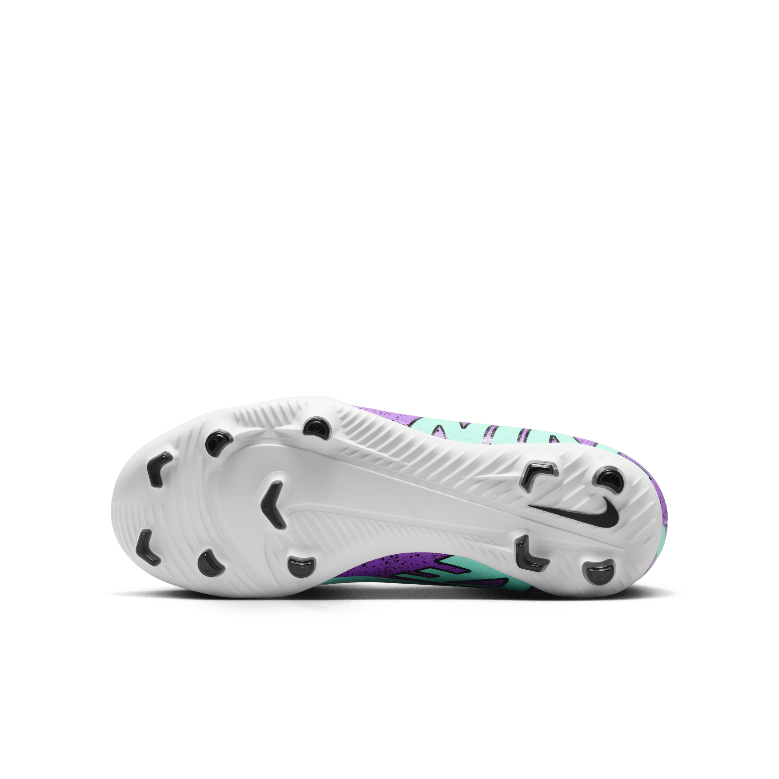 Nike Jr. Mercurial Vapor 15 Club low-top voetbalschoen voor kleuters kids (meerdere ondergronden) Groen