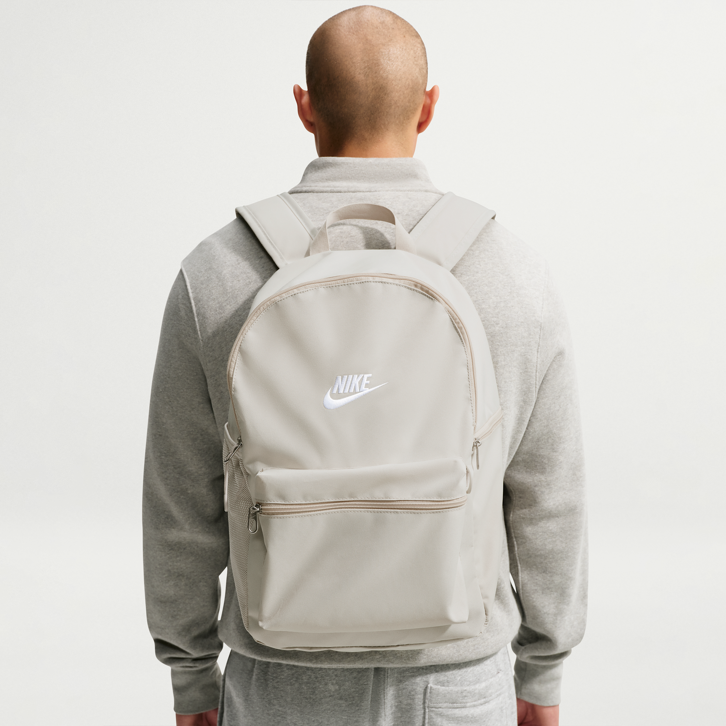light grey nike backpack Heritage Smoke Grey/White  Long Beach Skate Co while two zippered accessories pockets help you stay organized for the day ahead. Nike Heritage Backpack 2.0 (23L)