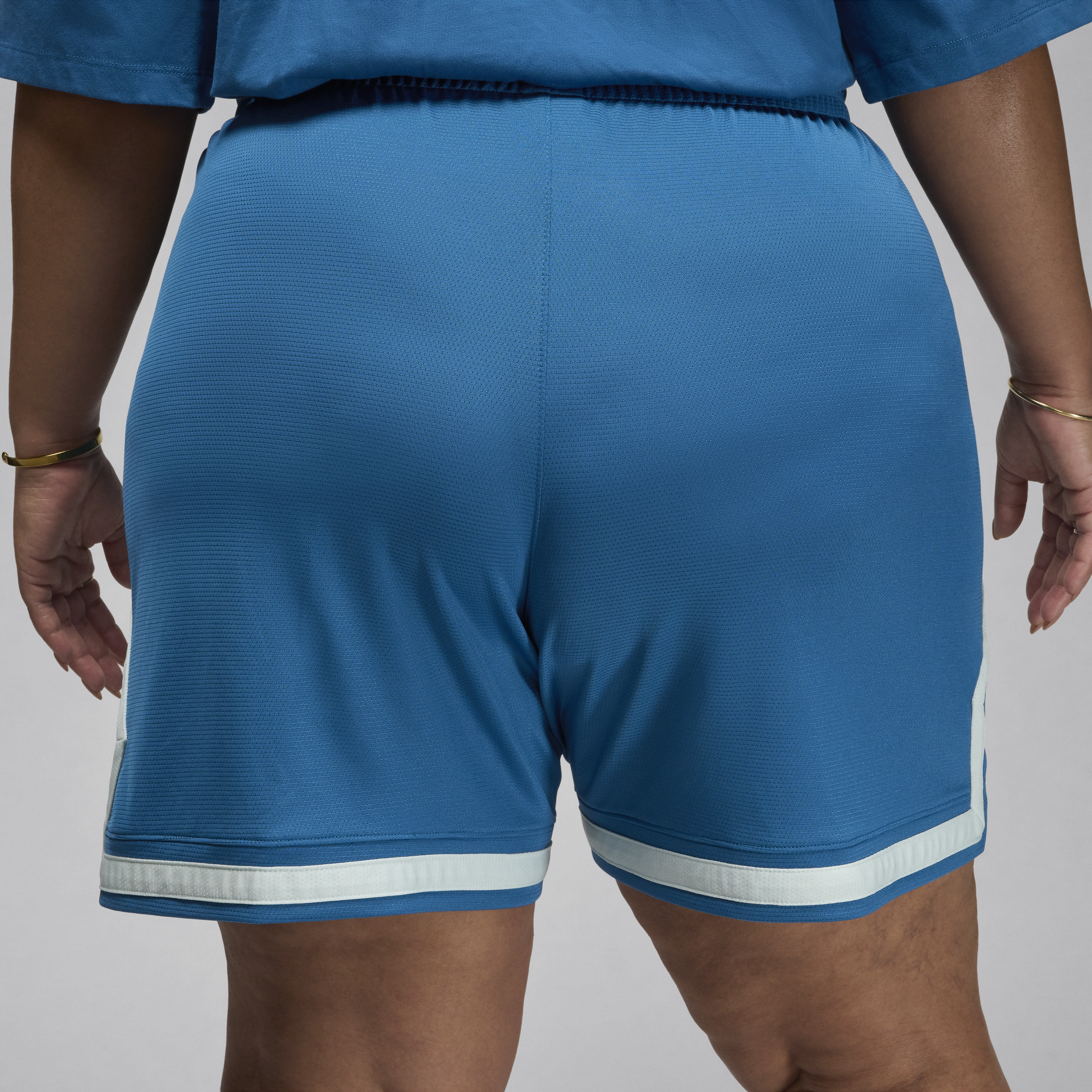Jordan Sport Diamond damesshorts (Plus Size) Blauw
