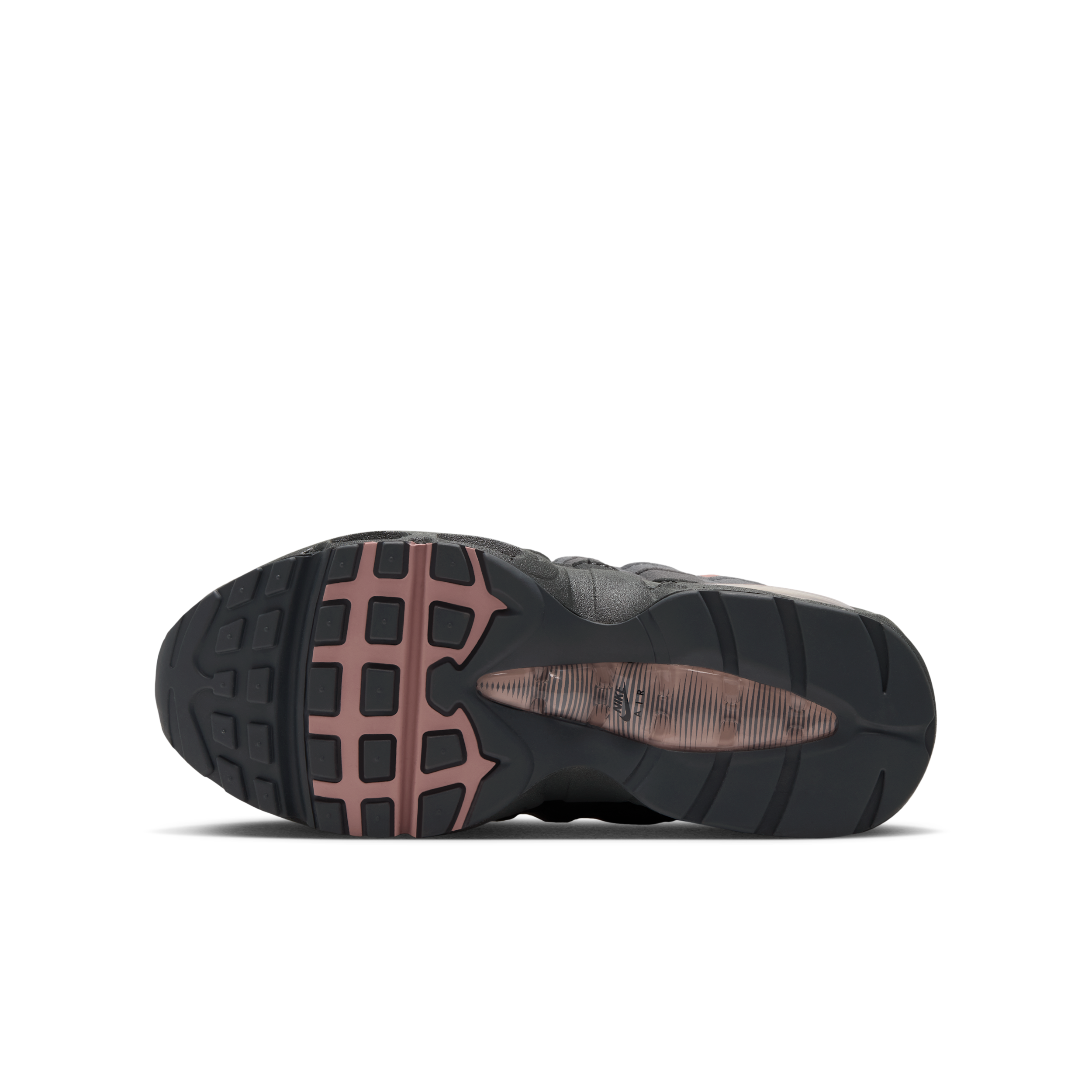 Nike Air Max 95 Big Bubble GS 'Dark Grey Rust Pink' | Kid's Size 5 - HF7054-031