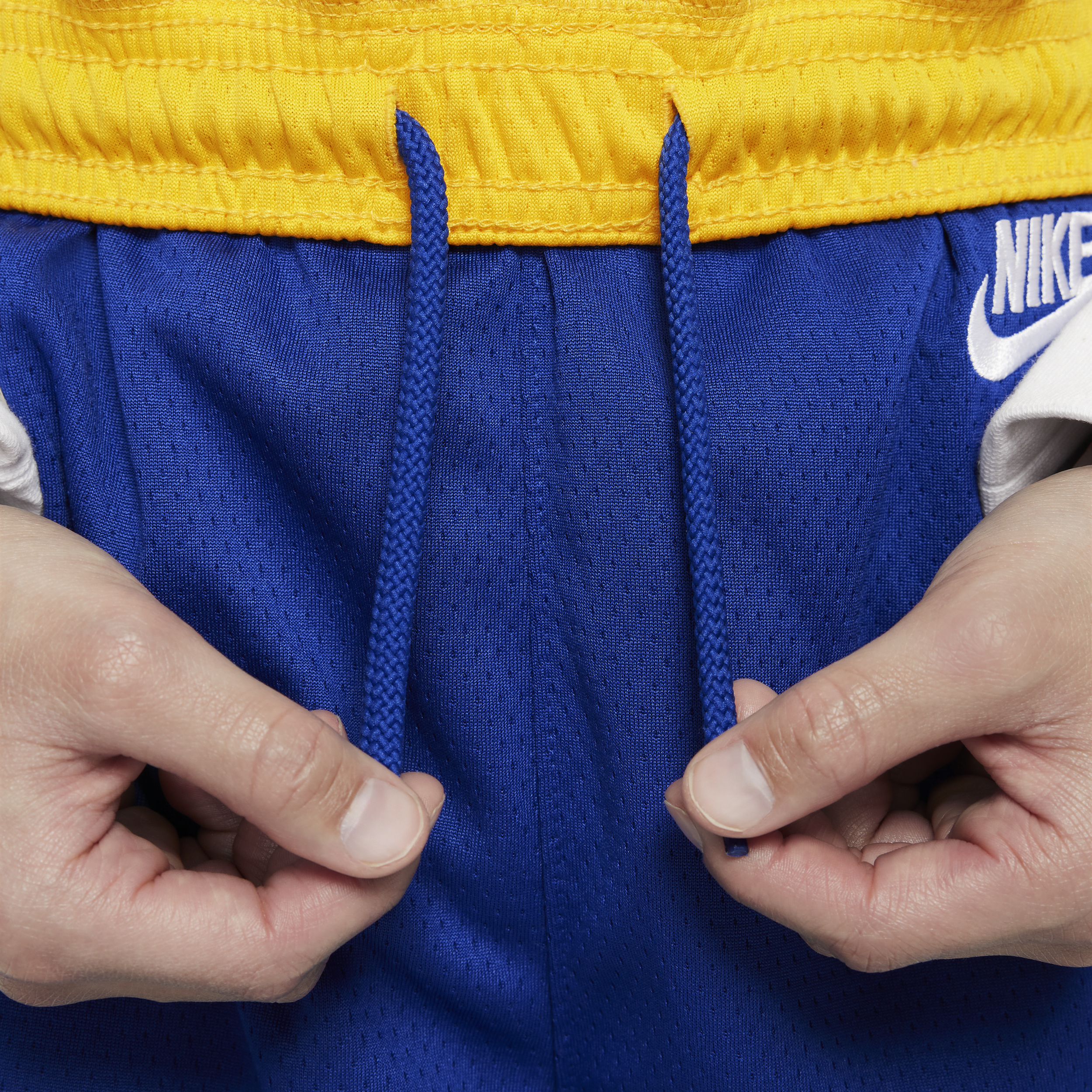Nike Golden State Warriors Swingman NBA-shorts met Dri-FIT voor kids Blauw