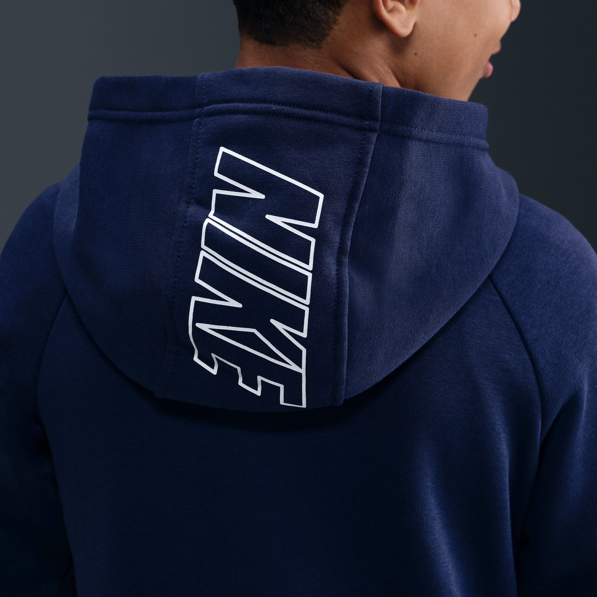 Thumbnail - Nike Sportswear Club Fleece Trainingsanzug mit Kapuze (ältere Kinder) - Blau