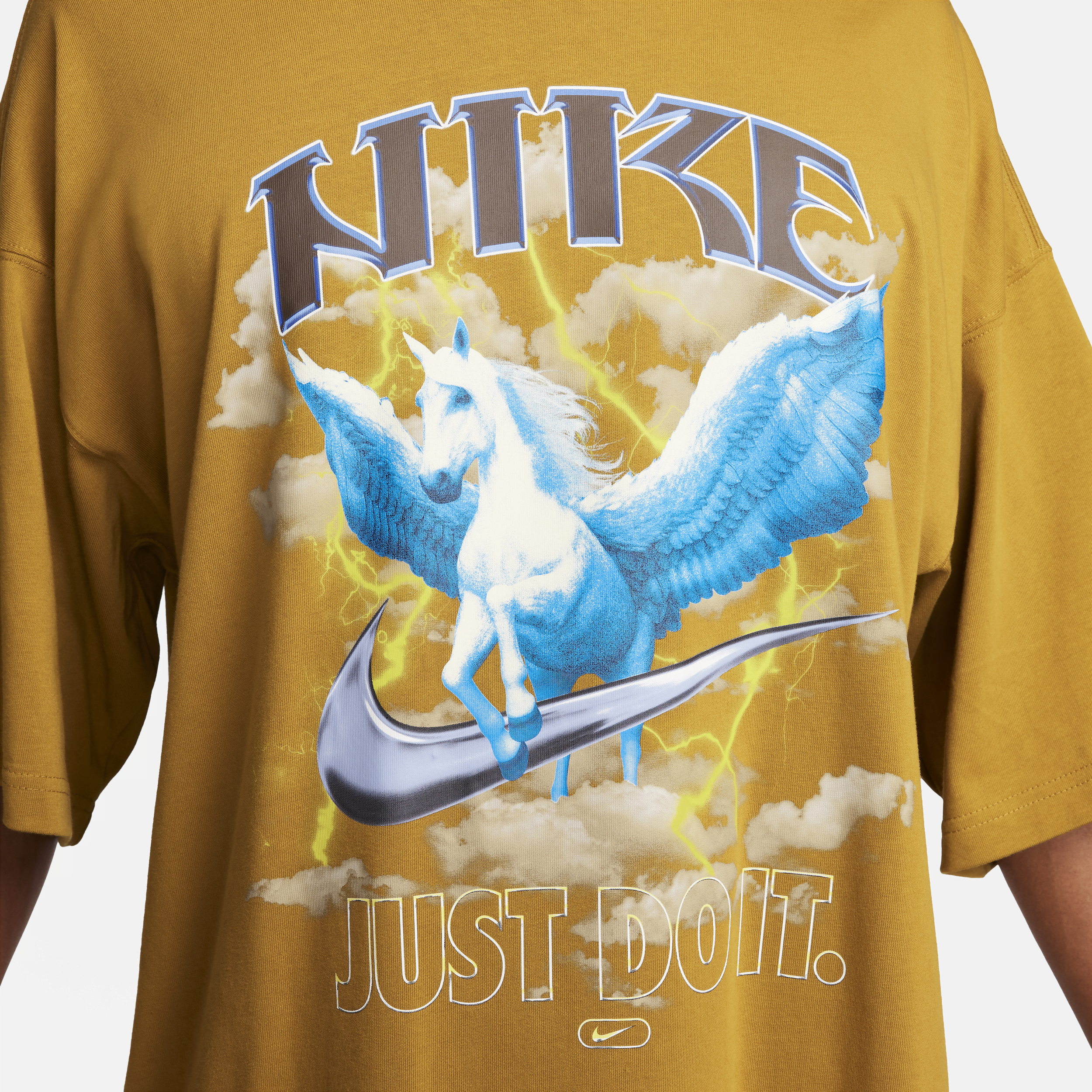 Nike Sportswear T-shirt voor heren Bruin