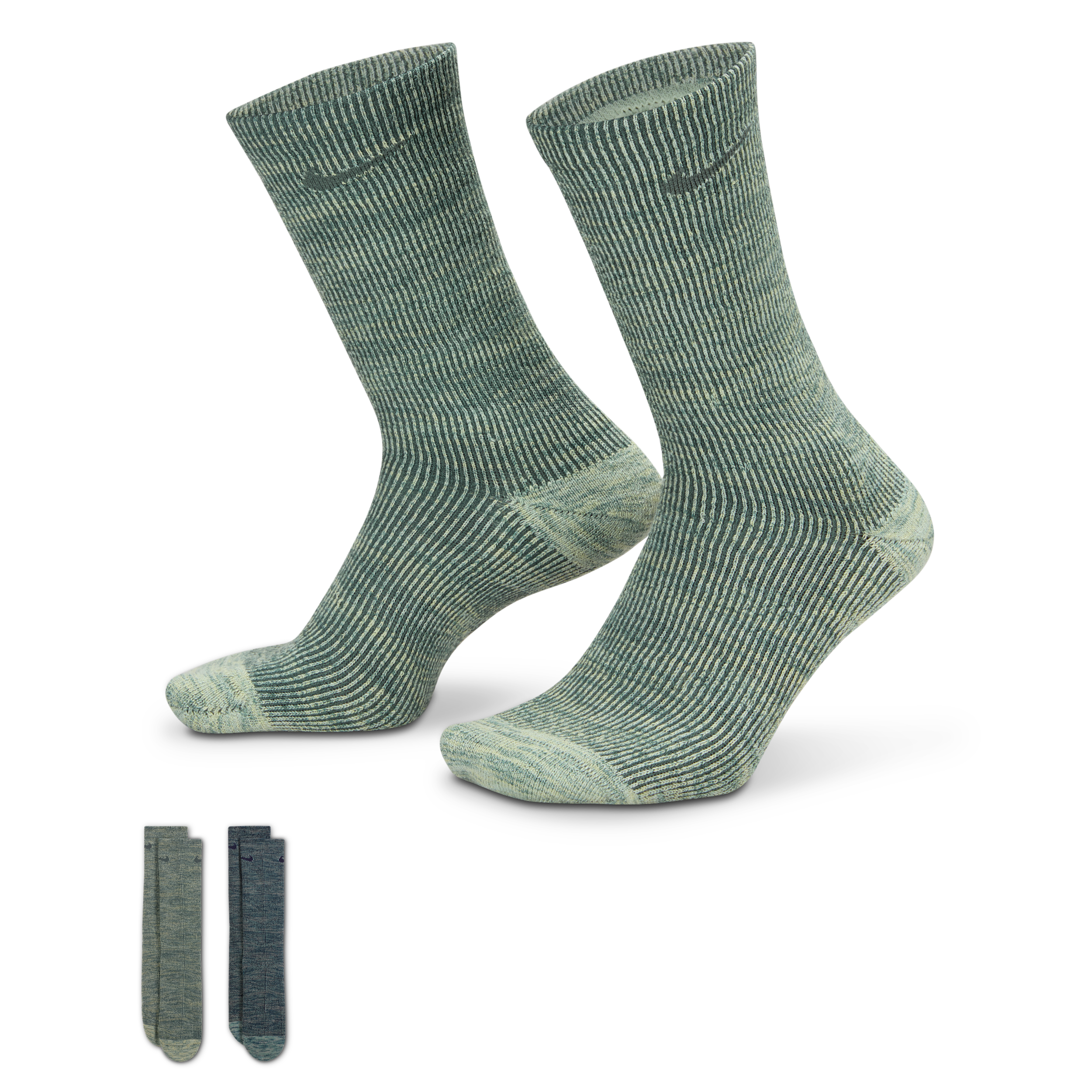 Nike Everyday Cushioned crew sokken (2 paar) Meerkleurig