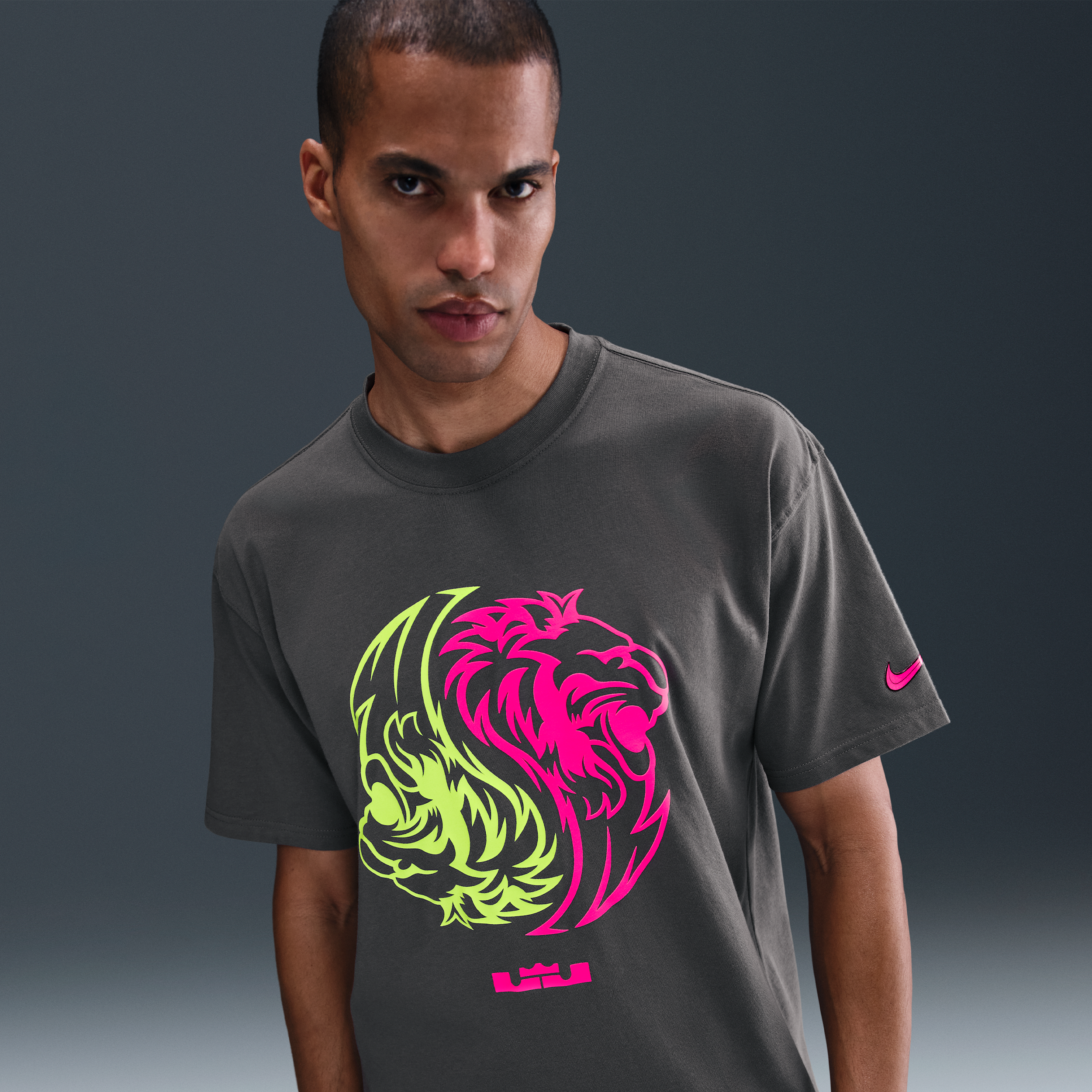 Thumbnail - LeBron Max90 T-Shirt (Herren) - Grau