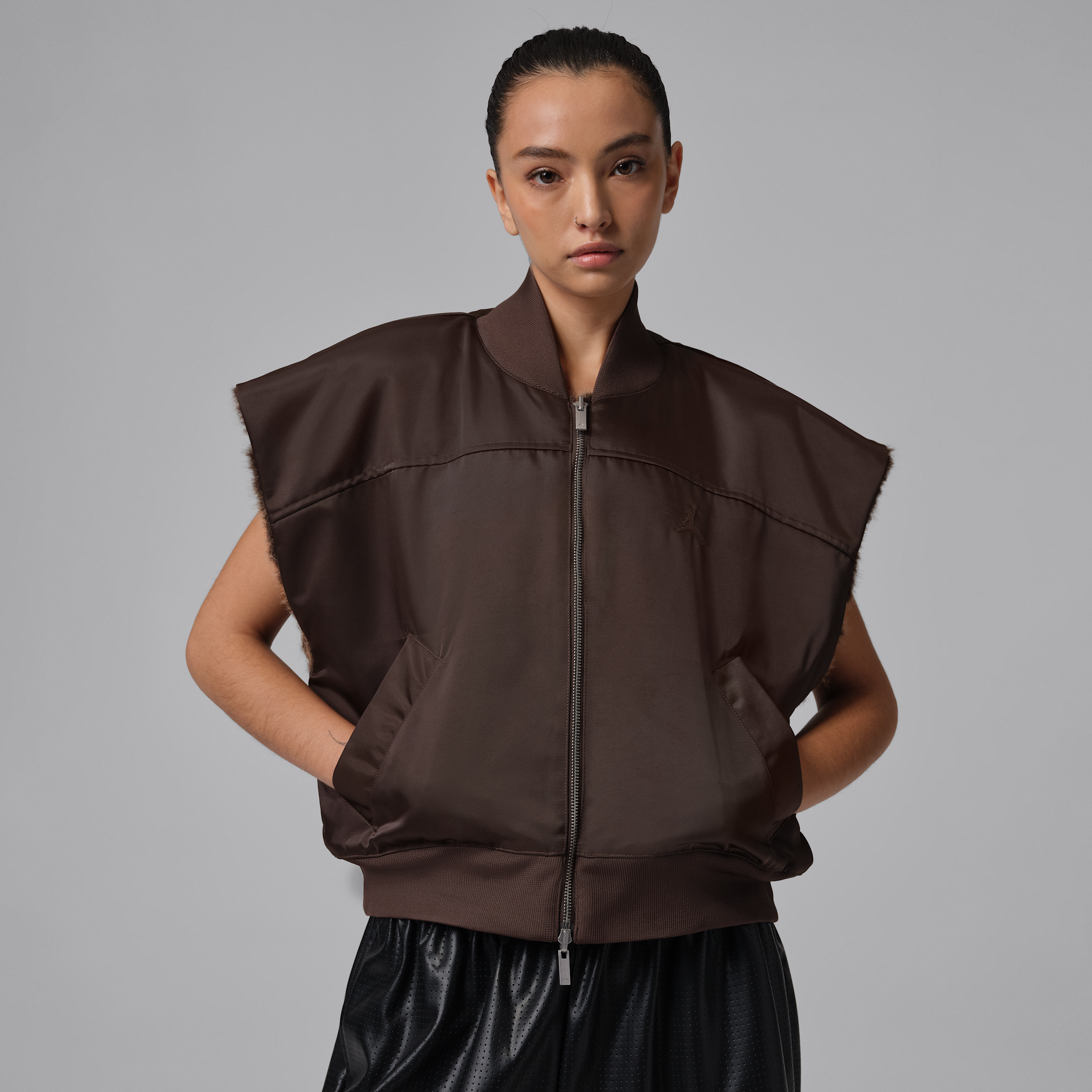 Smanicato double-face Jordan Flight – Donna - Marrone