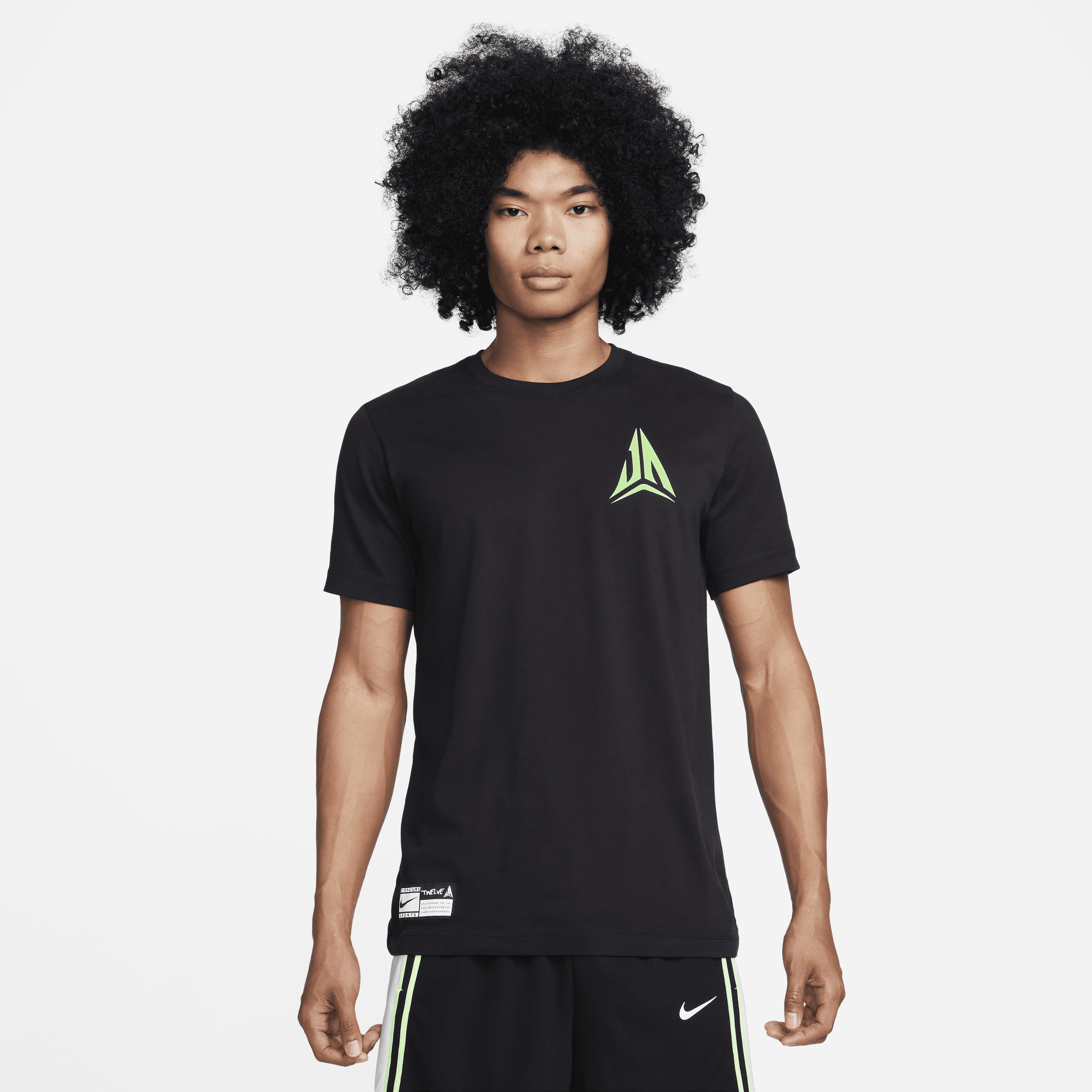 Nike Ja Dri-FIT basketbalshirt voor heren Zwart