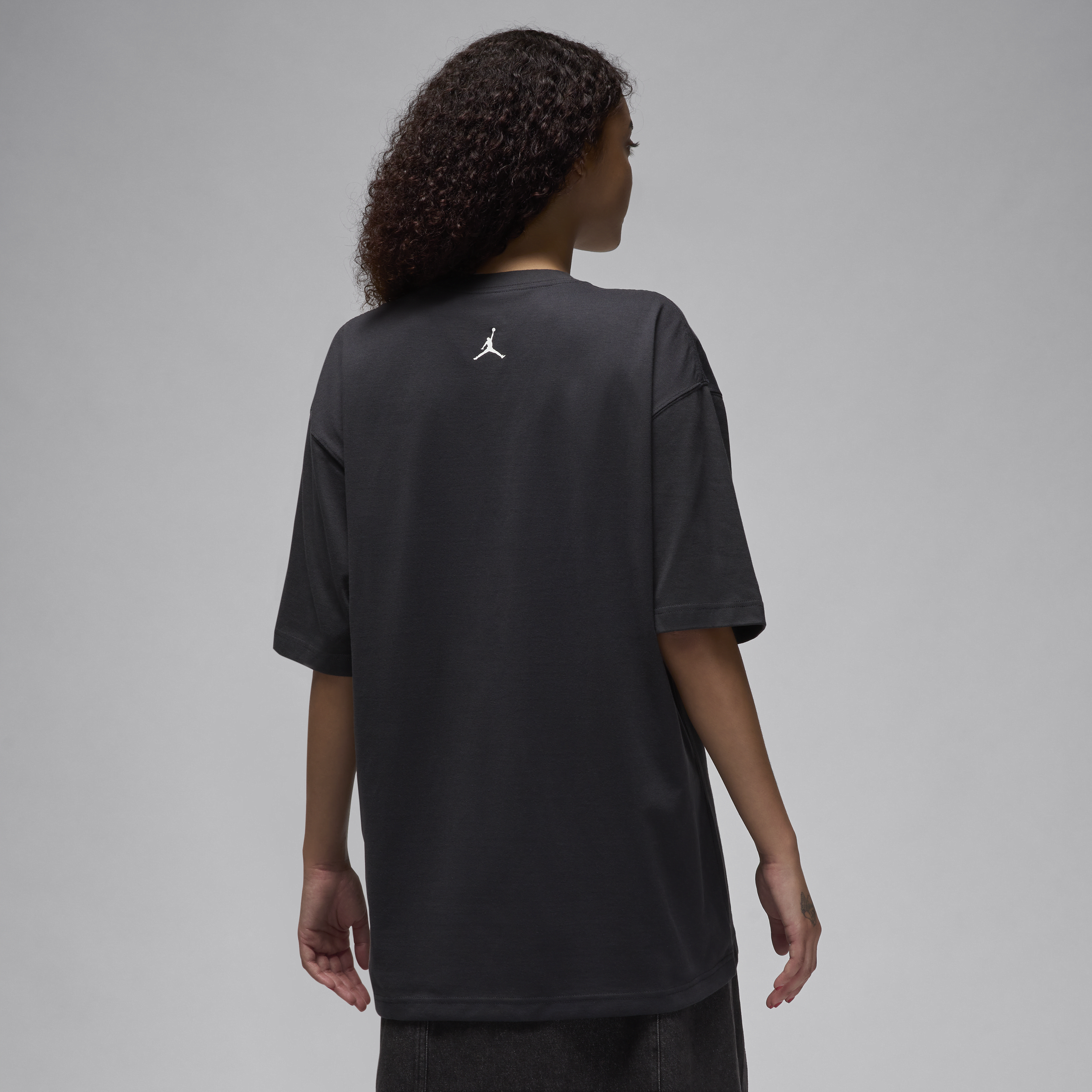 T-shirt à motif oversize Jordan pour femme - Noir