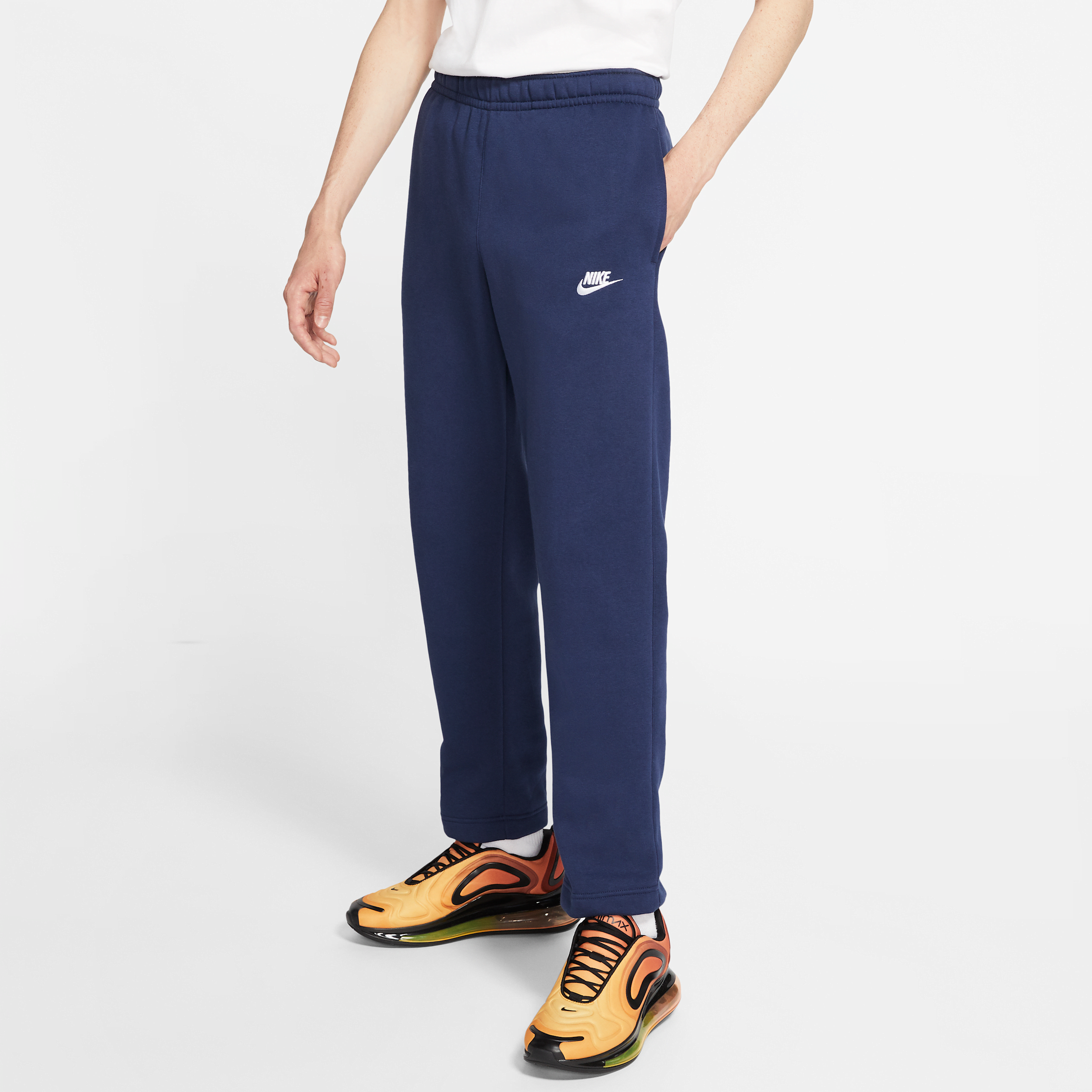 Thumbnail - Nike Club Fleece Herrenhose - Blau