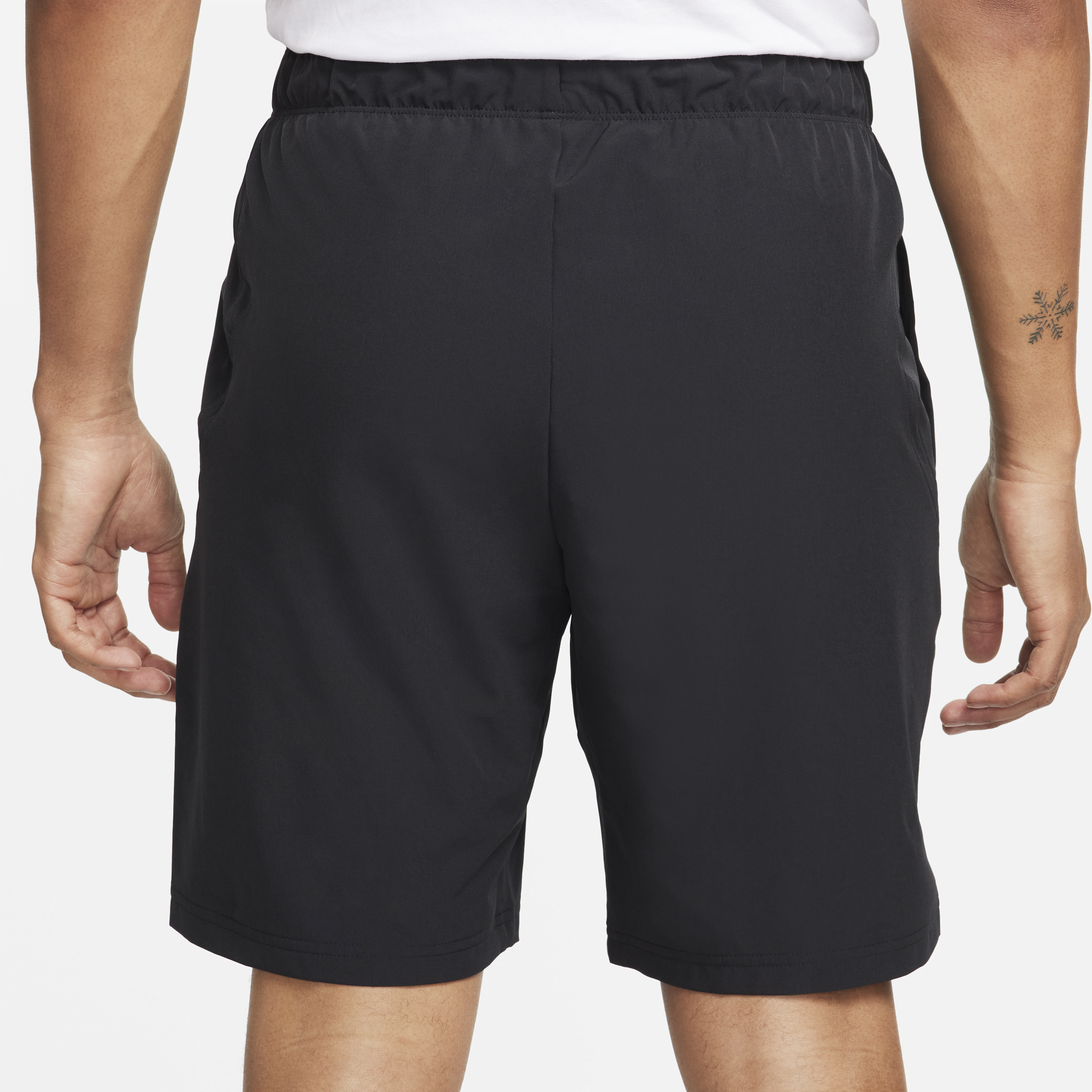 Nike Court Advantage tennisshorts van 23 cm voor heren Zwart