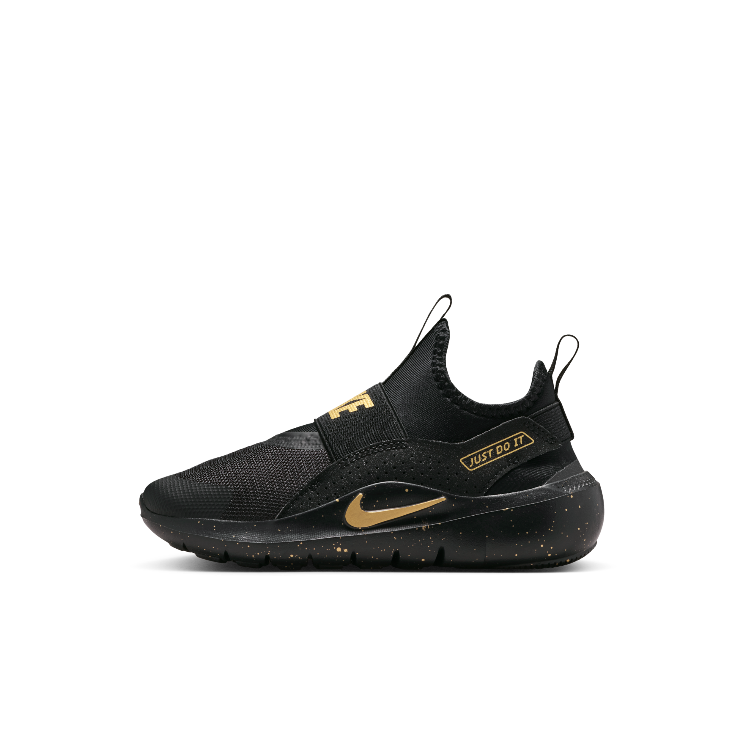 Nike Flex Runner 4 PS 'Black Metallic Gold' | Kid's Size 12 - IM6736-001