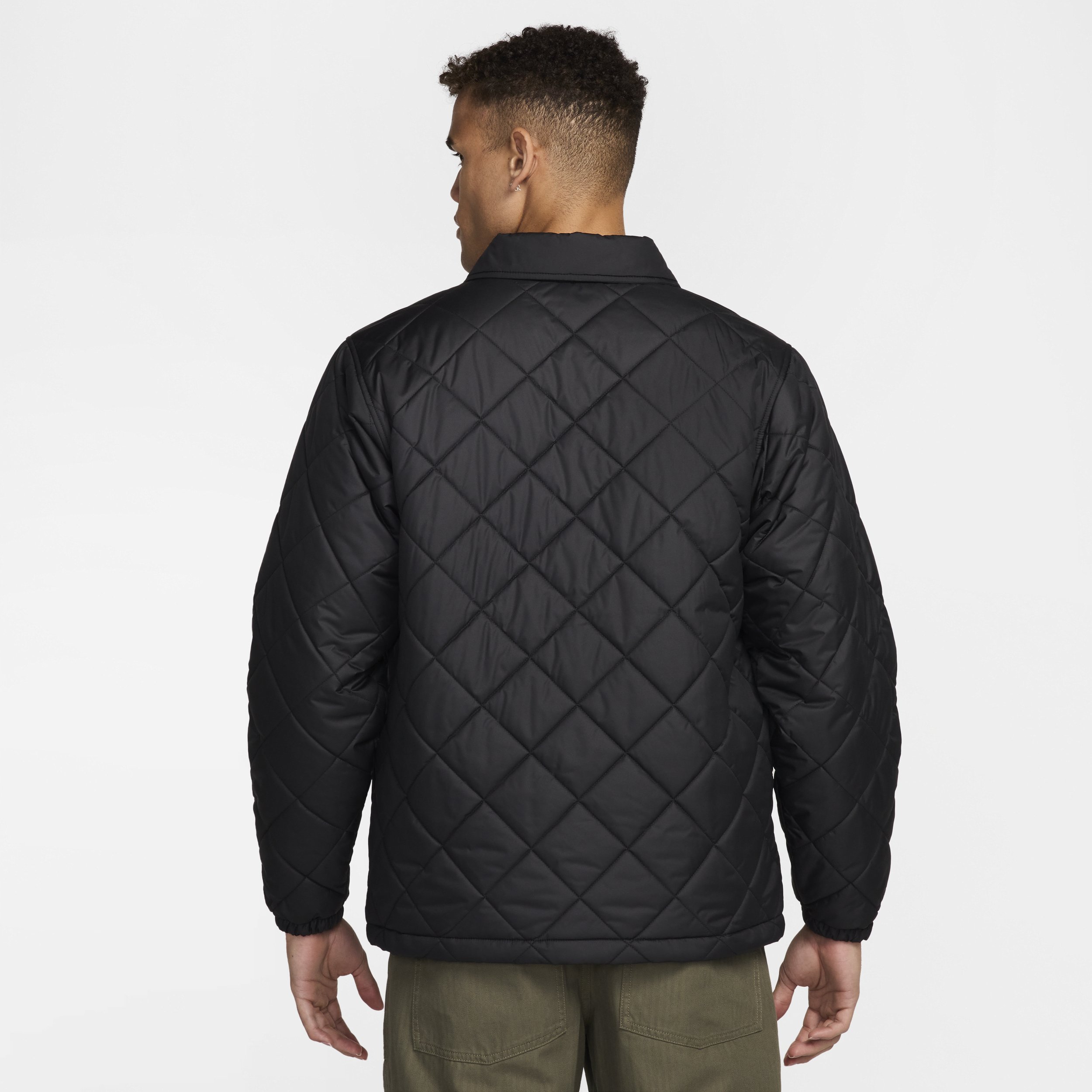 Veste isolante matelassée légère Therma-FIT Nike Club pour homme - Noir