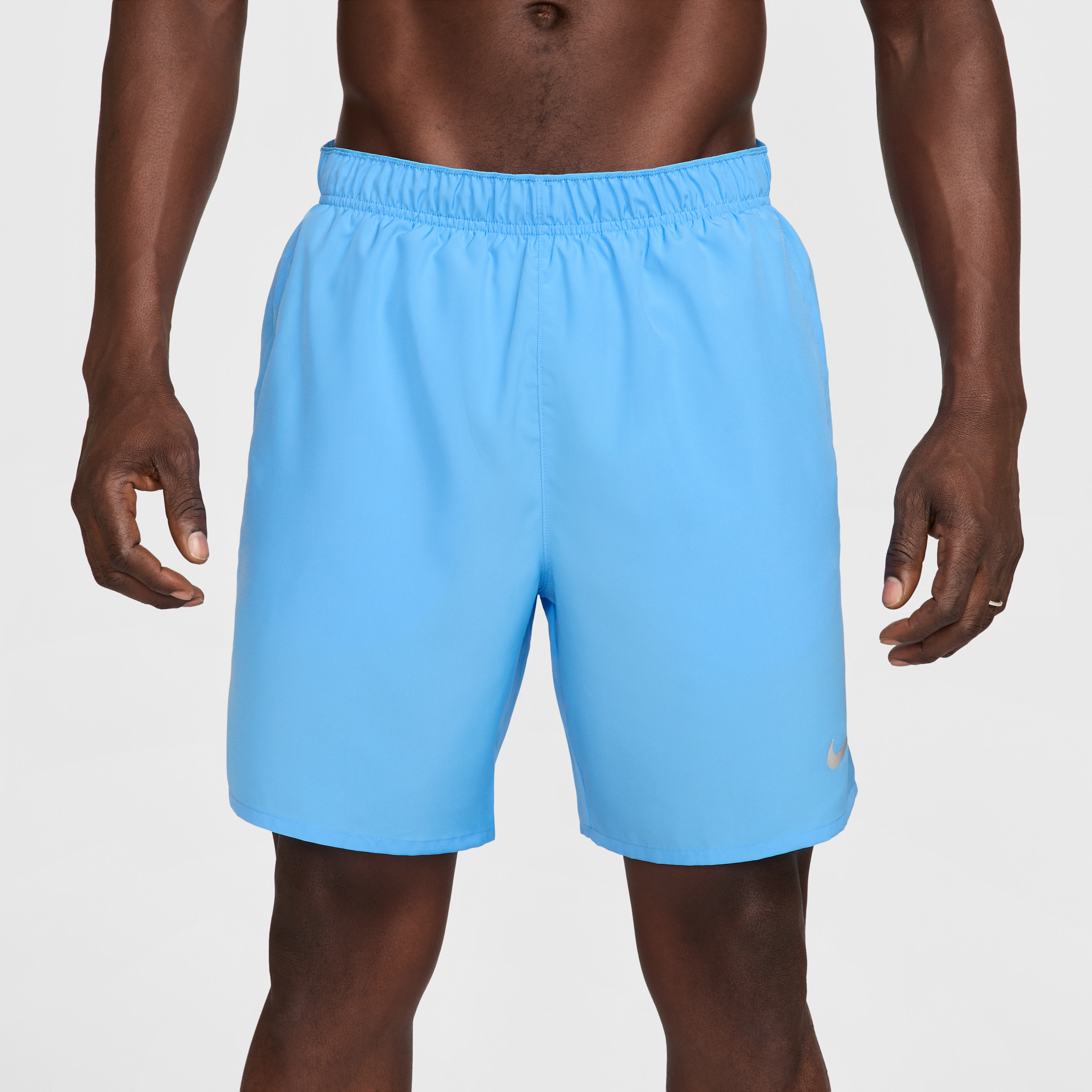 Short de running avec sous-short intégré 18 cm Dri-FIT Nike Challenger pour homme - Bleu