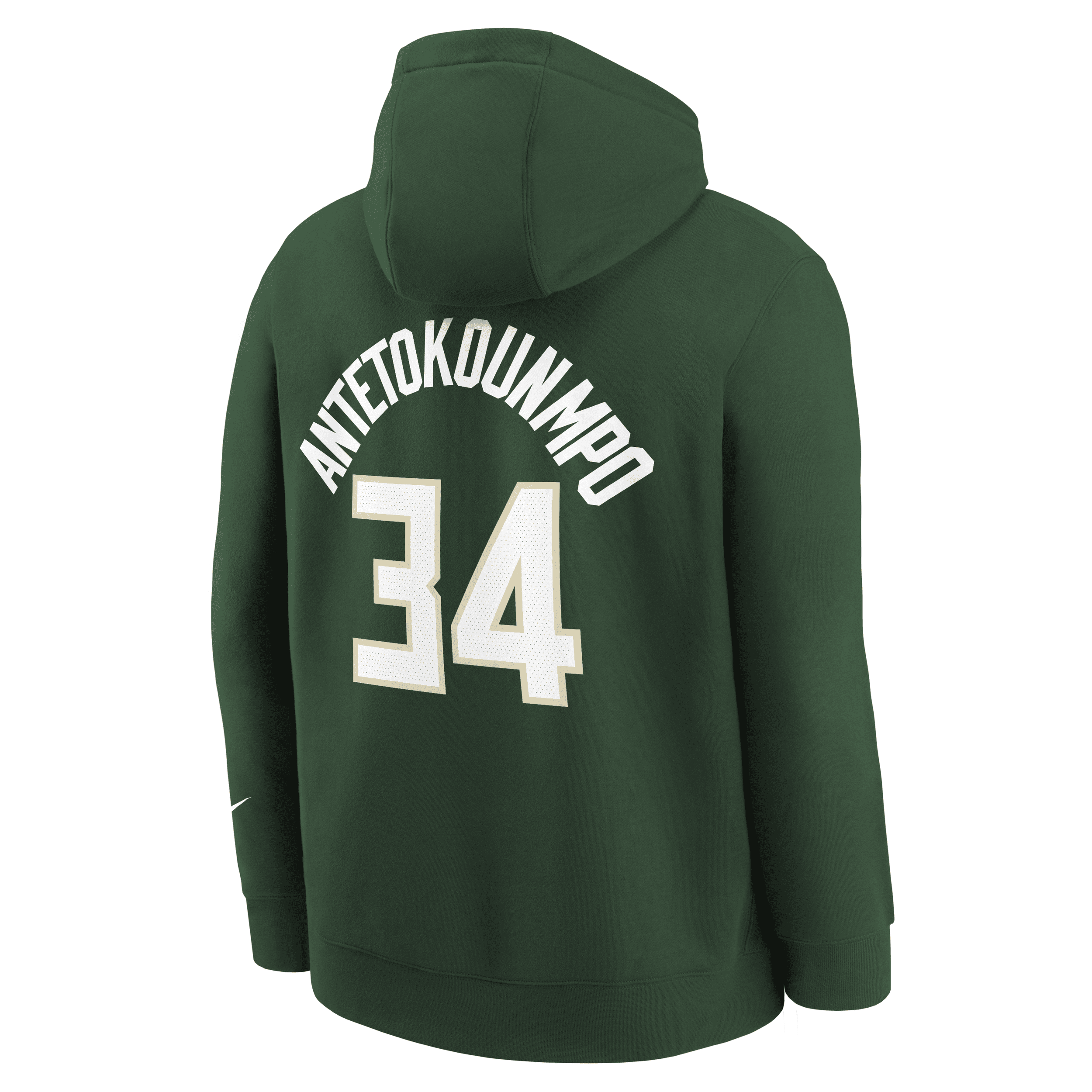 Nike Milwaukee Bucks Essential NBA-hoodie van fleece voor kids Groen