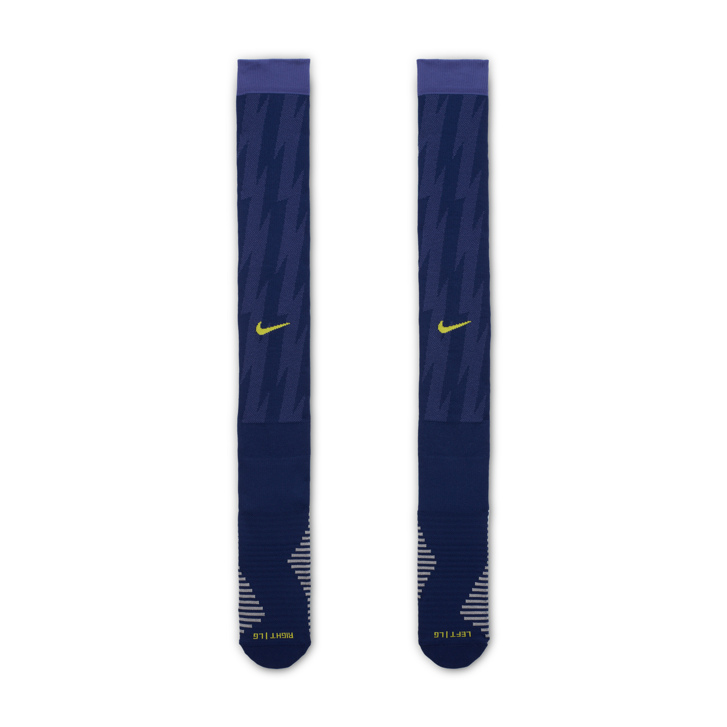 Thumbnail - Atlético Madrid Strike Away Nike Dri-FIT kniehohe Fußballsocken - Blau