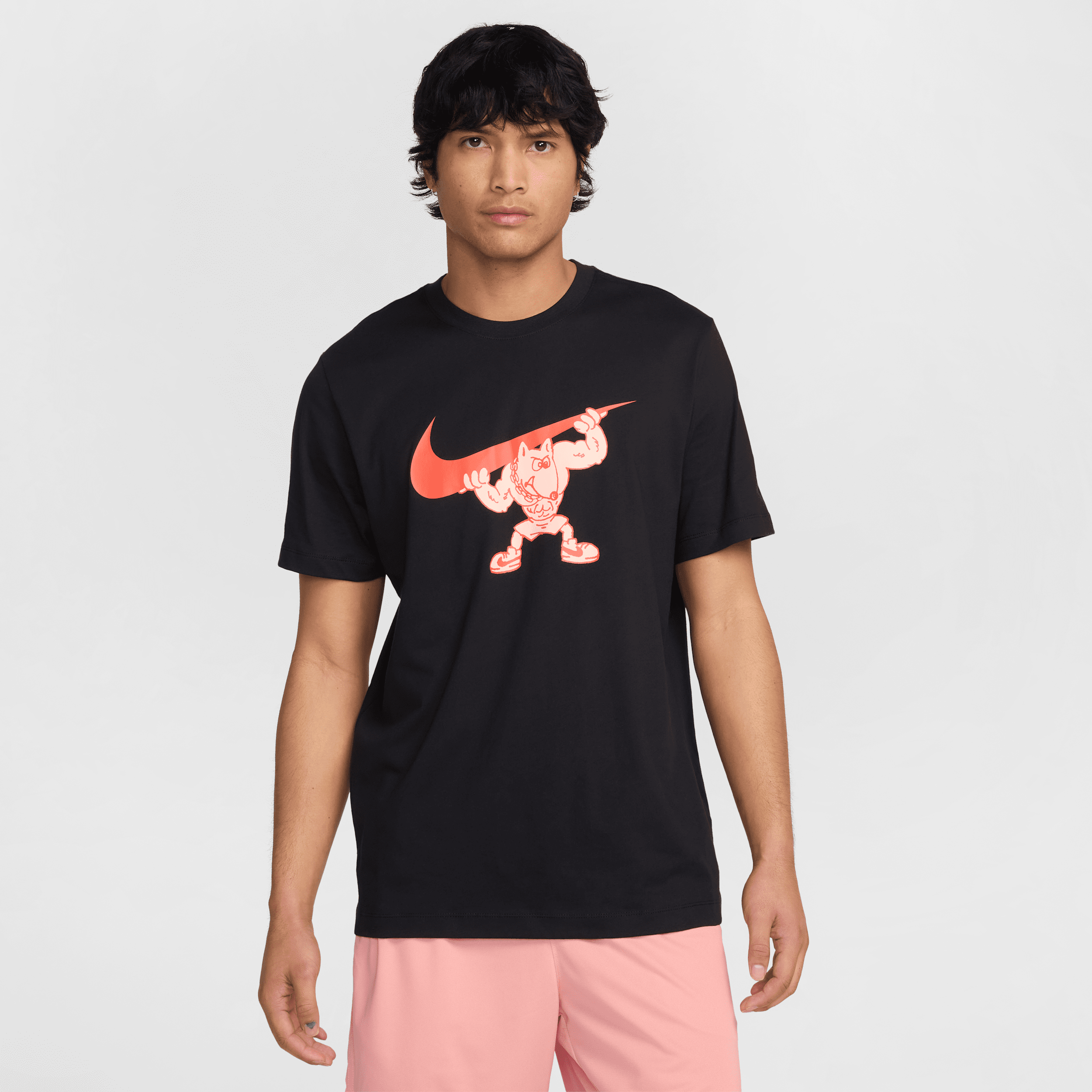 Nike Men's Fitness T-Shirt - Black