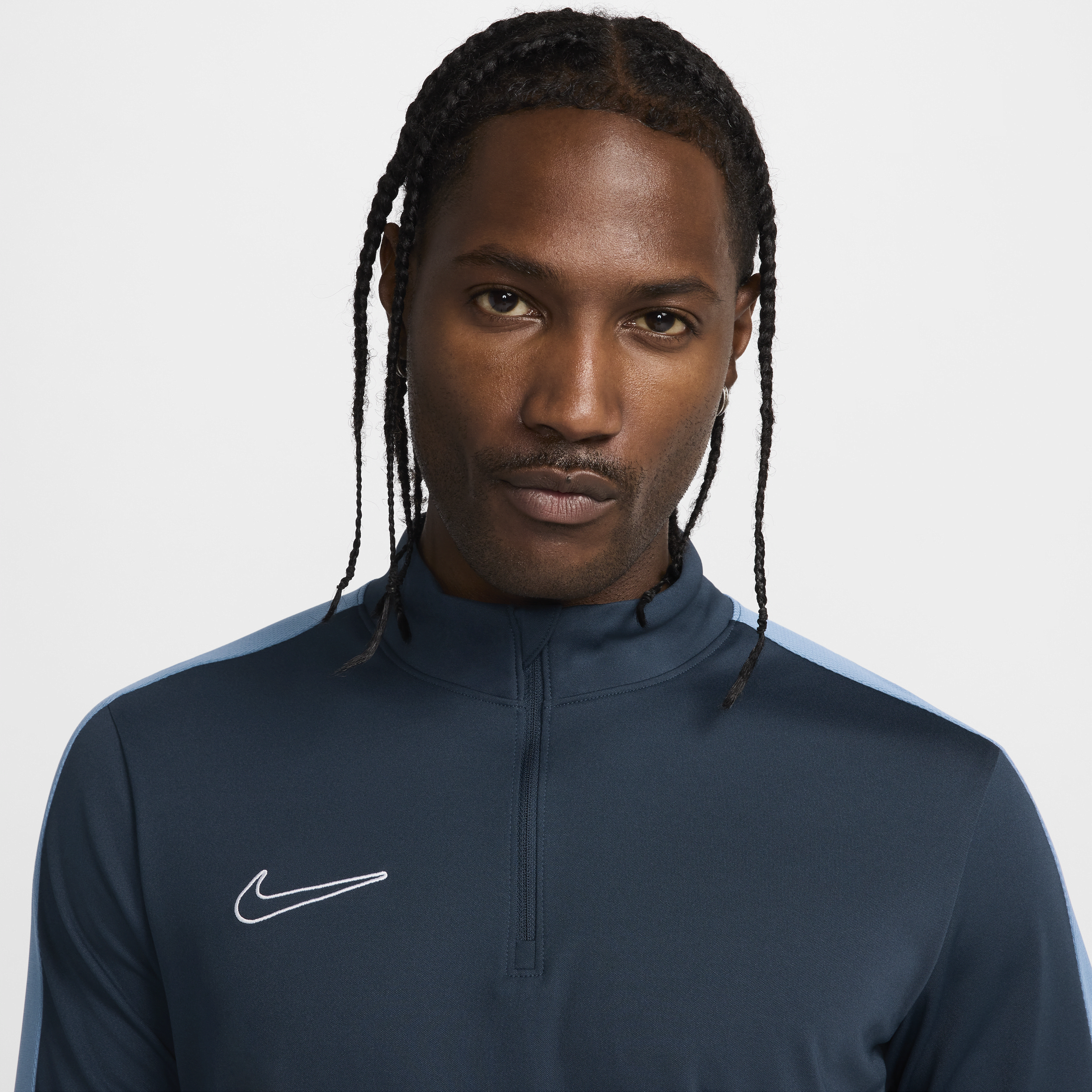 Haut de foot à demi-zip Dri-FIT Nike Academy pour homme - Bleu