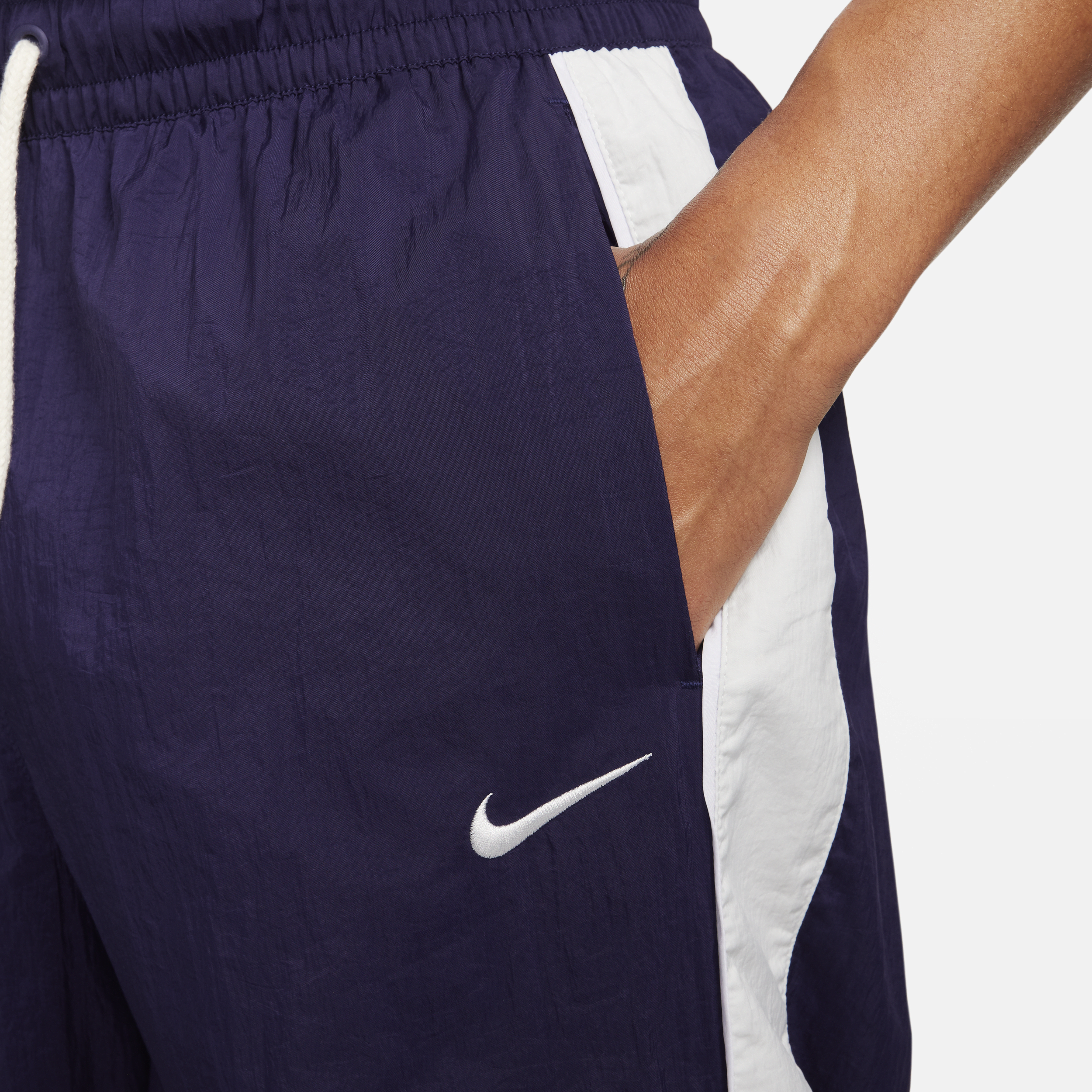 Nike Geweven basketbalbroek voor heren Paars