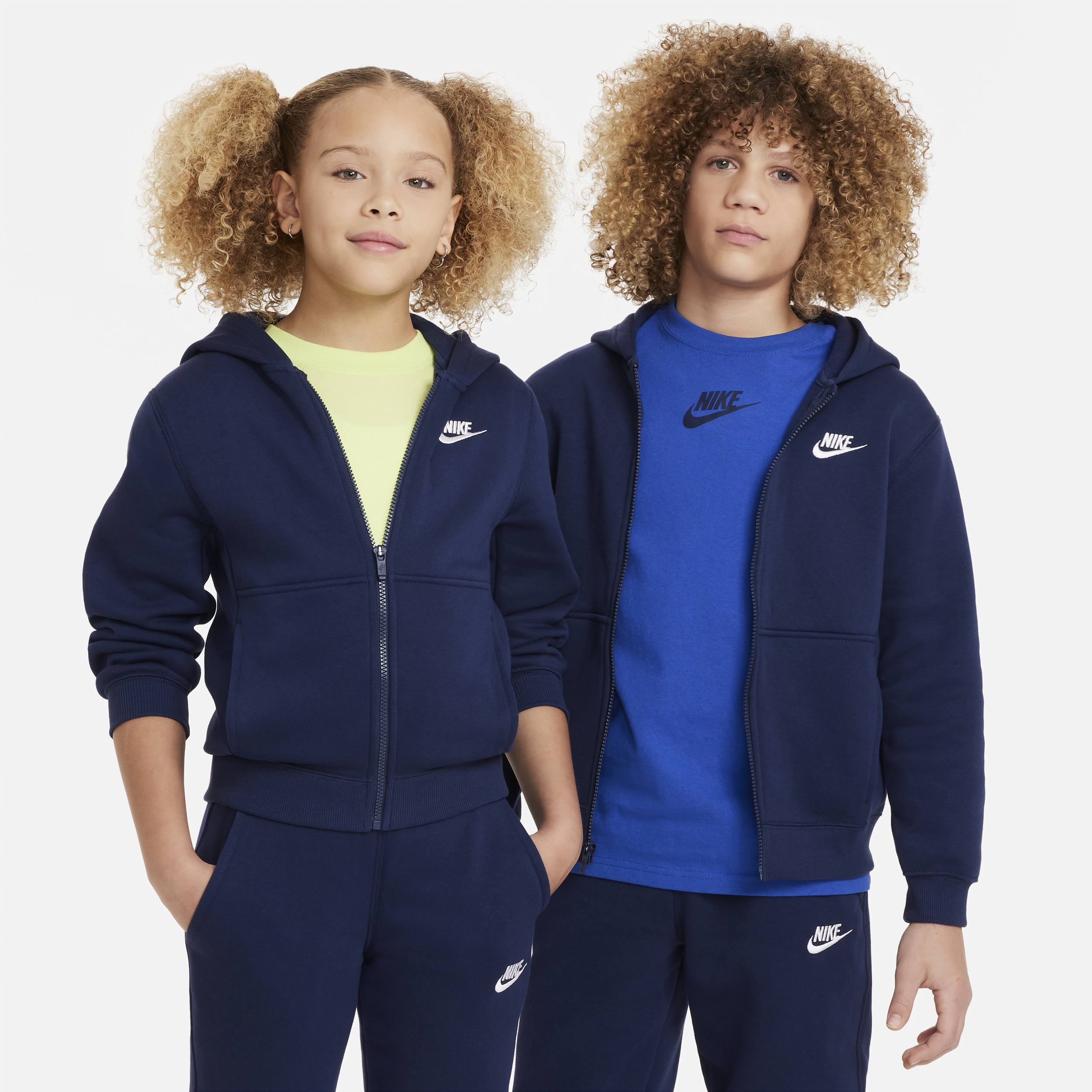 Nike Sportswear Club Fleece trainingspak voor kids Blauw