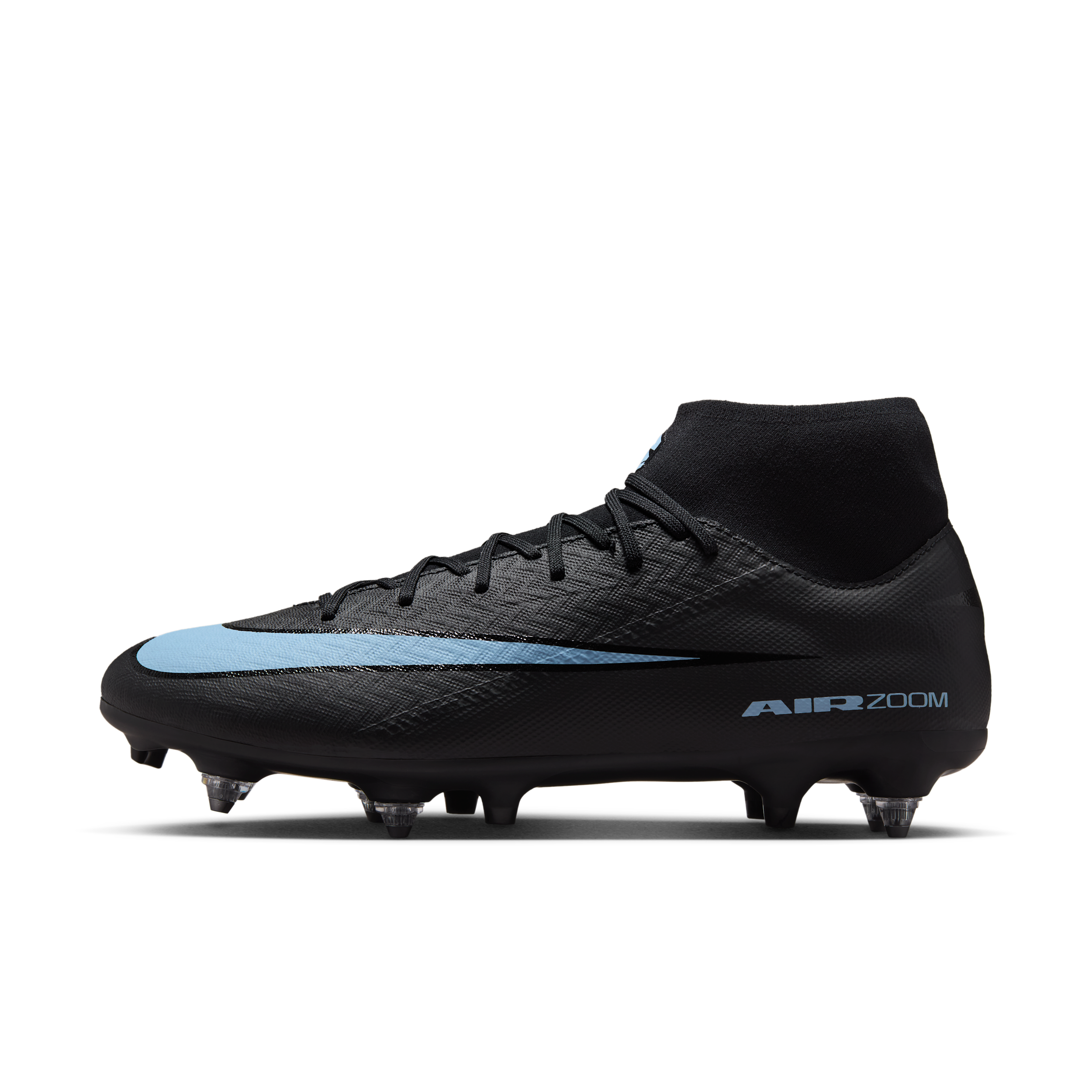 Thumbnail - Nike Mercurial Superfly 10 Academy SG-Pro High-Top-Fußballschuh - Schwarz
