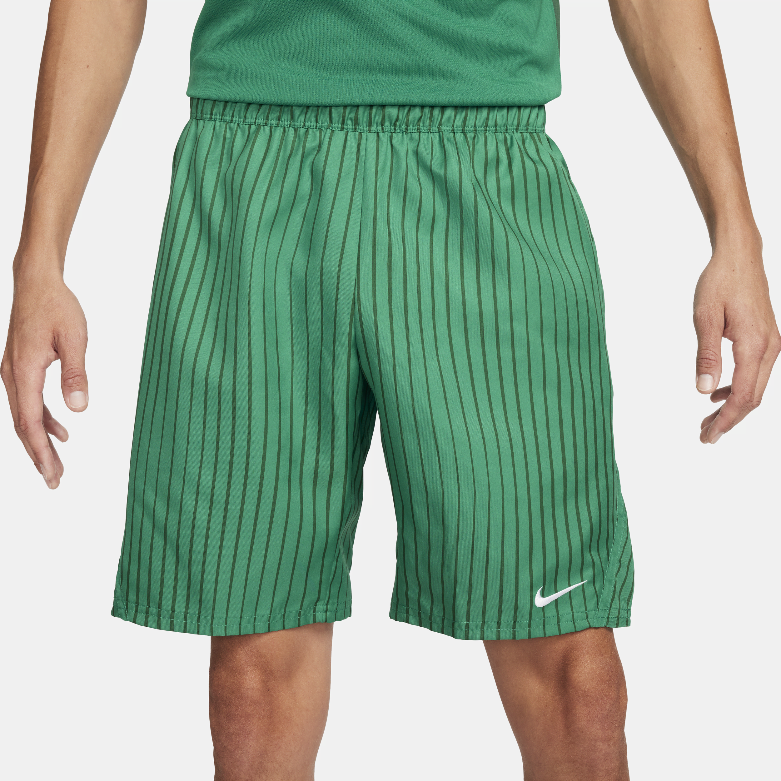 Nike Court Victory Dri-FIT tennisshorts voor heren (18 cm) Groen