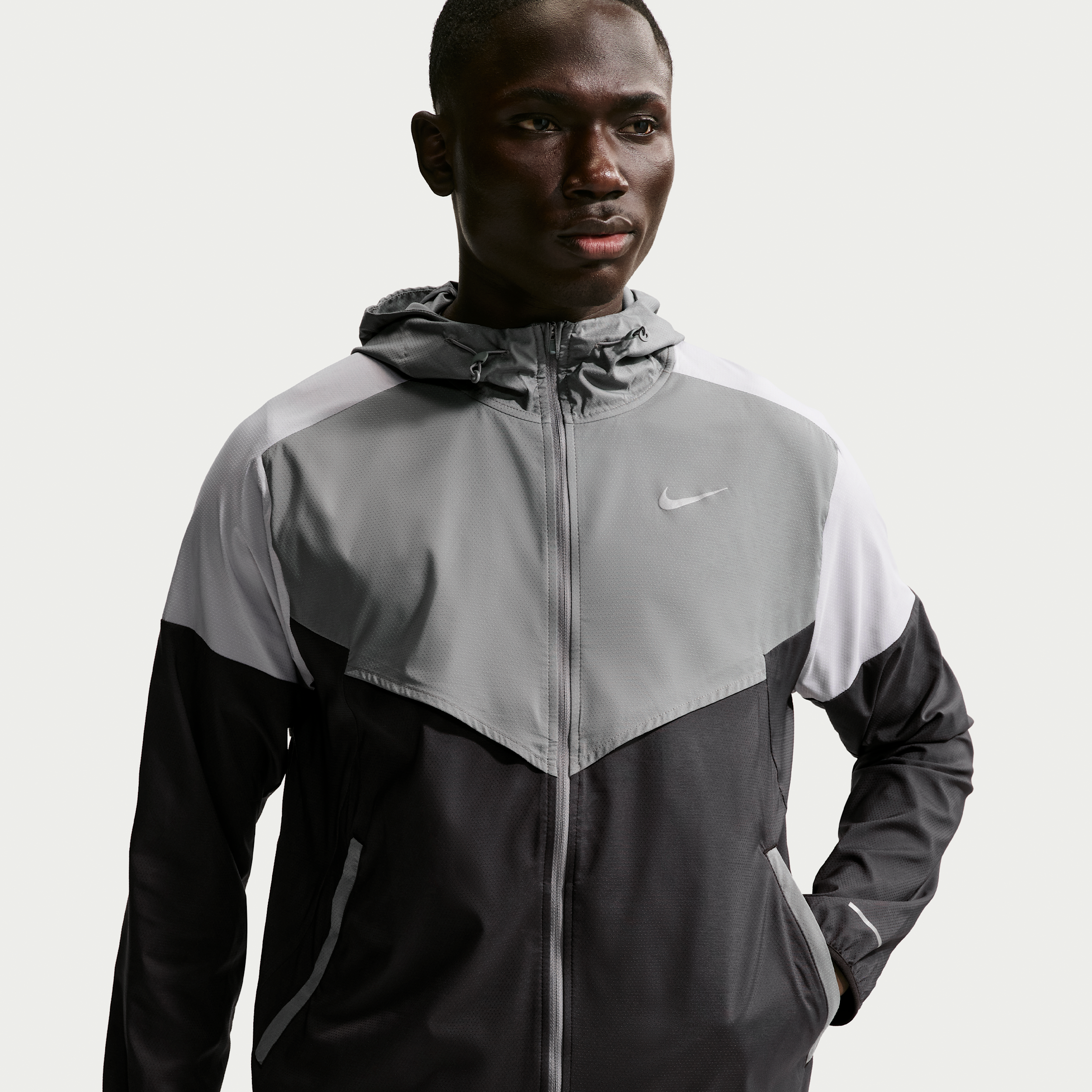 Giacca da running Nike Impossibly Light Windrunner – Uomo - Grigio