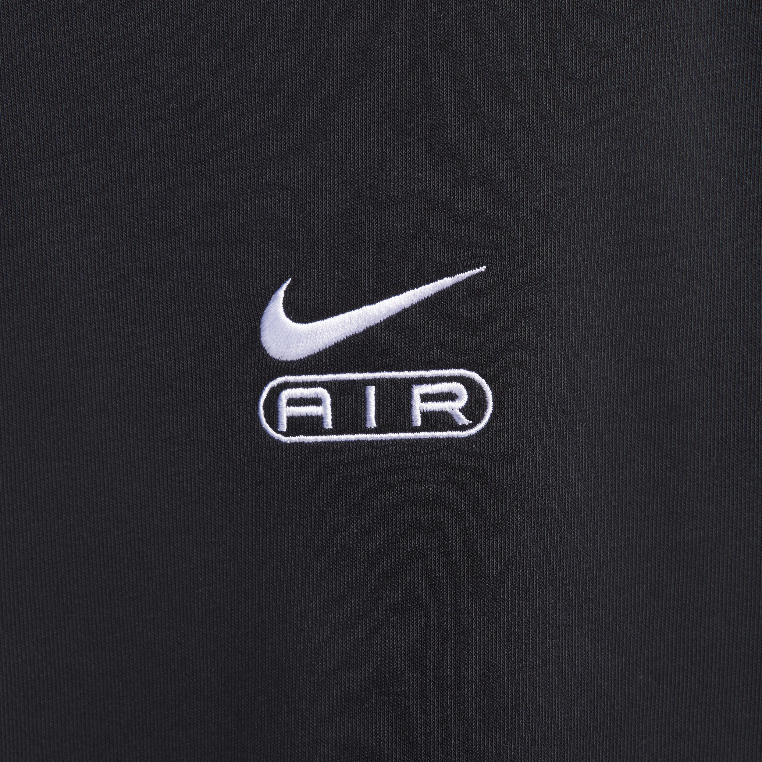 Nike Air Extra oversized sweatshirt van sweatstof met ronde hals voor dames Zwart