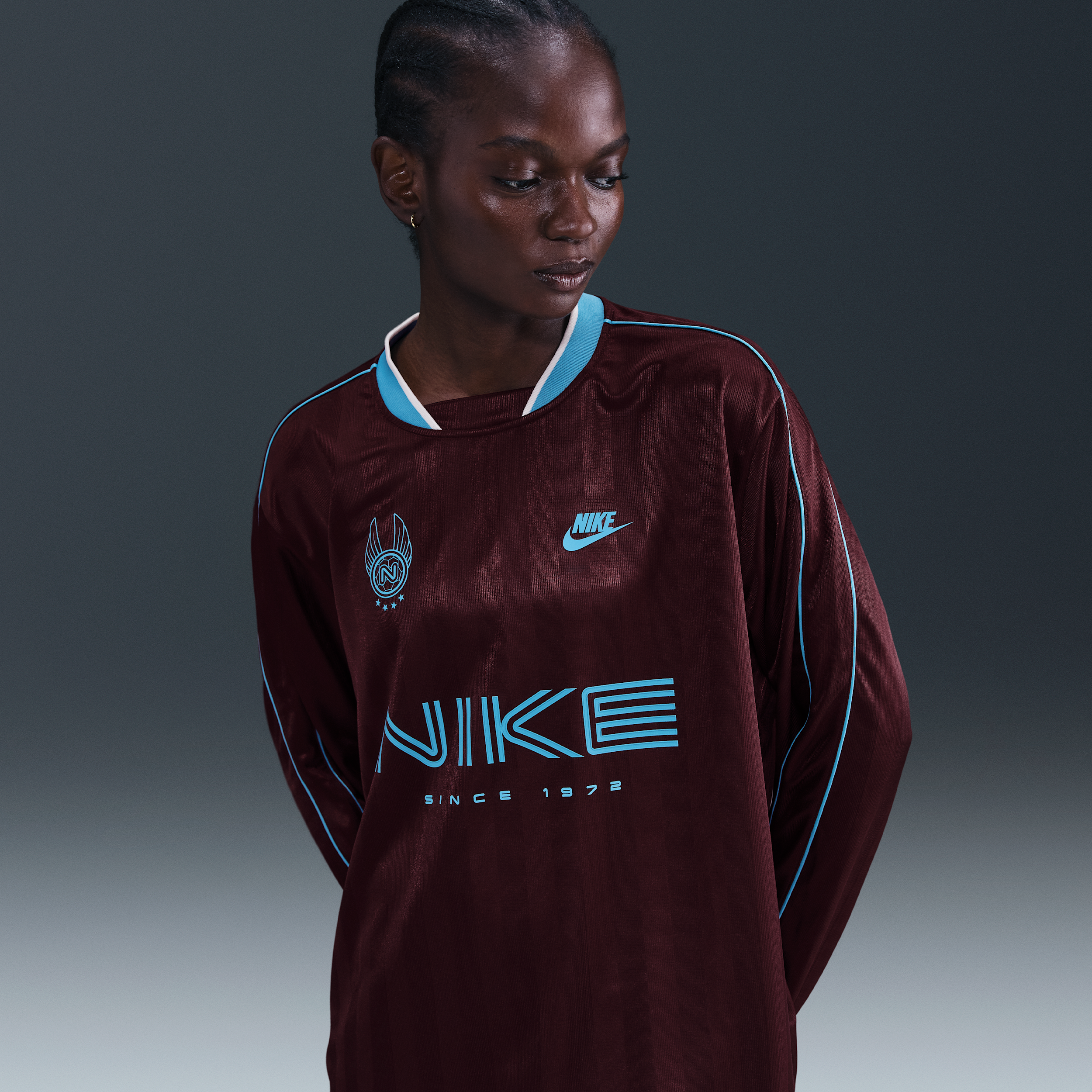 Thumbnail - Nike Damen Longsleeve-Jersey-Oberteil - Rot