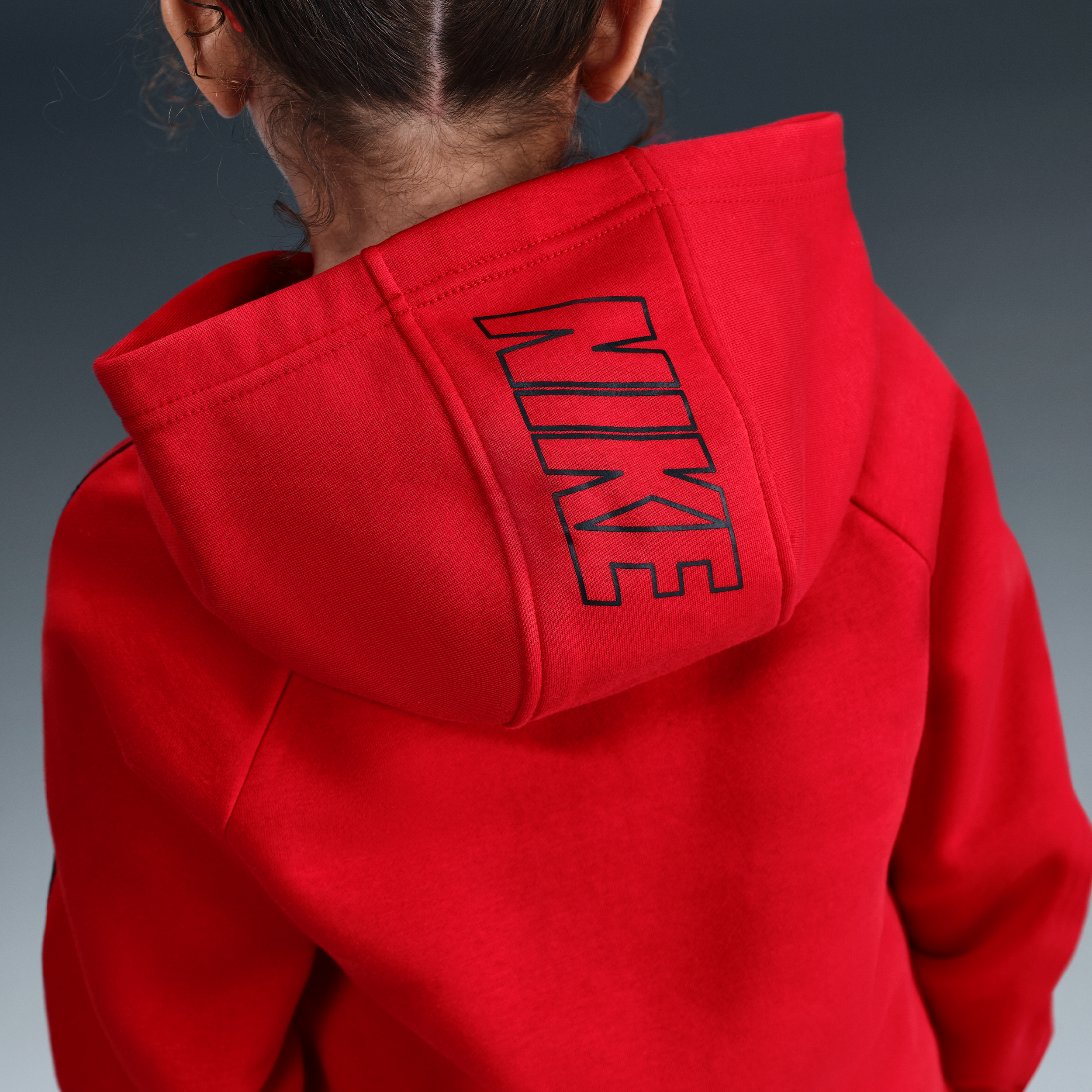 Thumbnail - Nike Sportswear Club Fleece Trainingsanzug mit Kapuze (ältere Kinder) - Rot