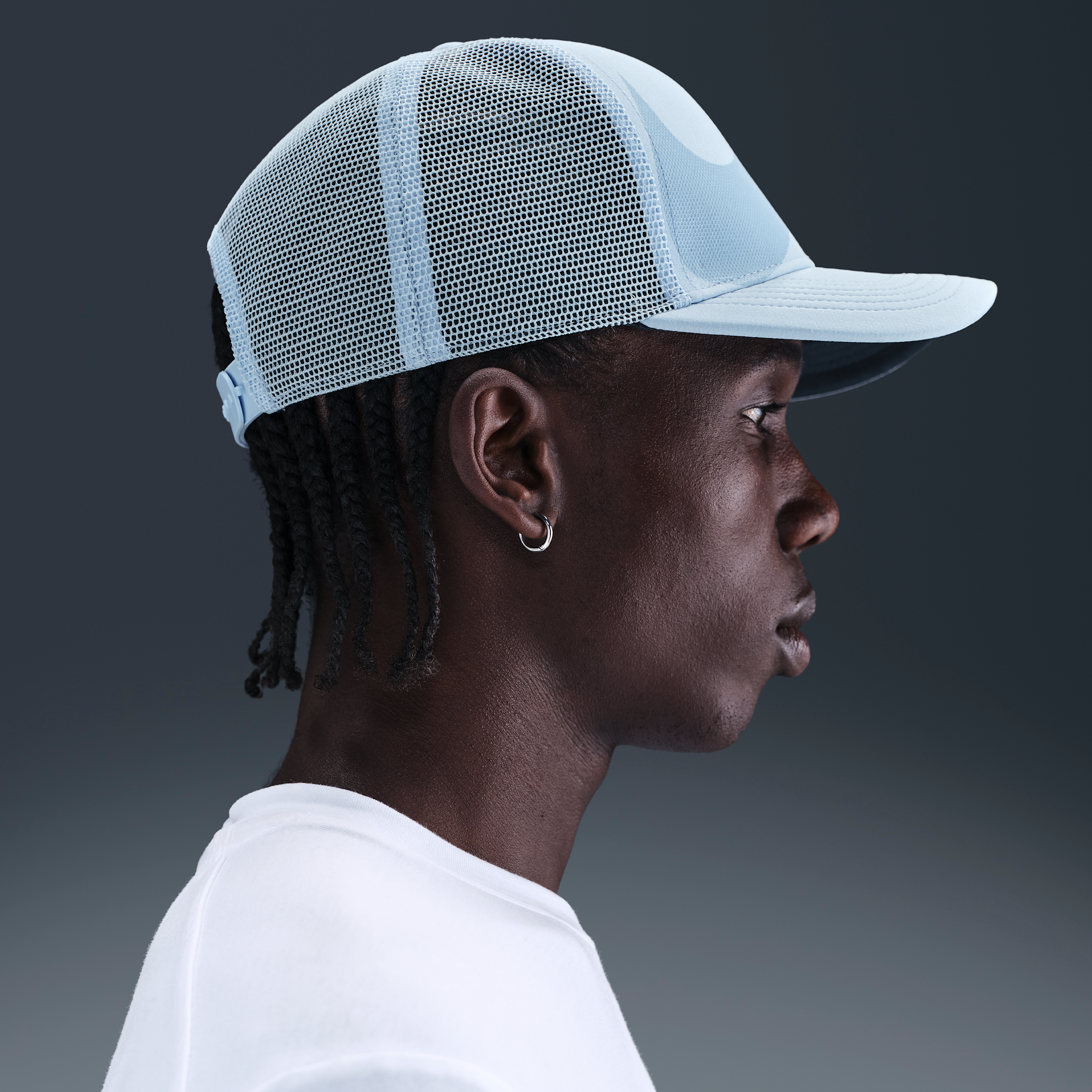 Thumbnail - Nike Rise Dri-FIT Trucker-Cap - Blau