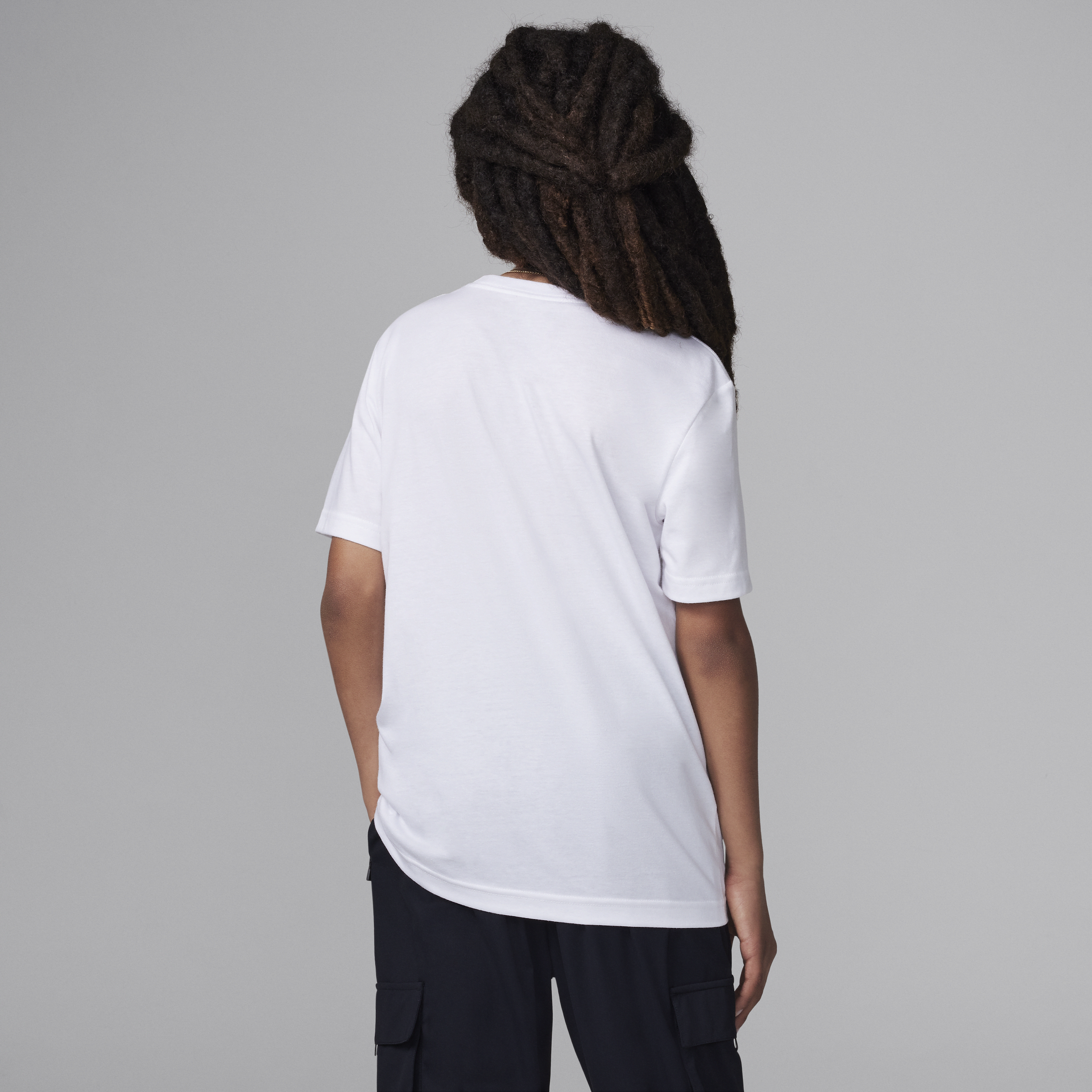 Thumbnail - Jordan T-Shirt mit Jumpman Air-Stickerei (ältere Kinder) - Weiß