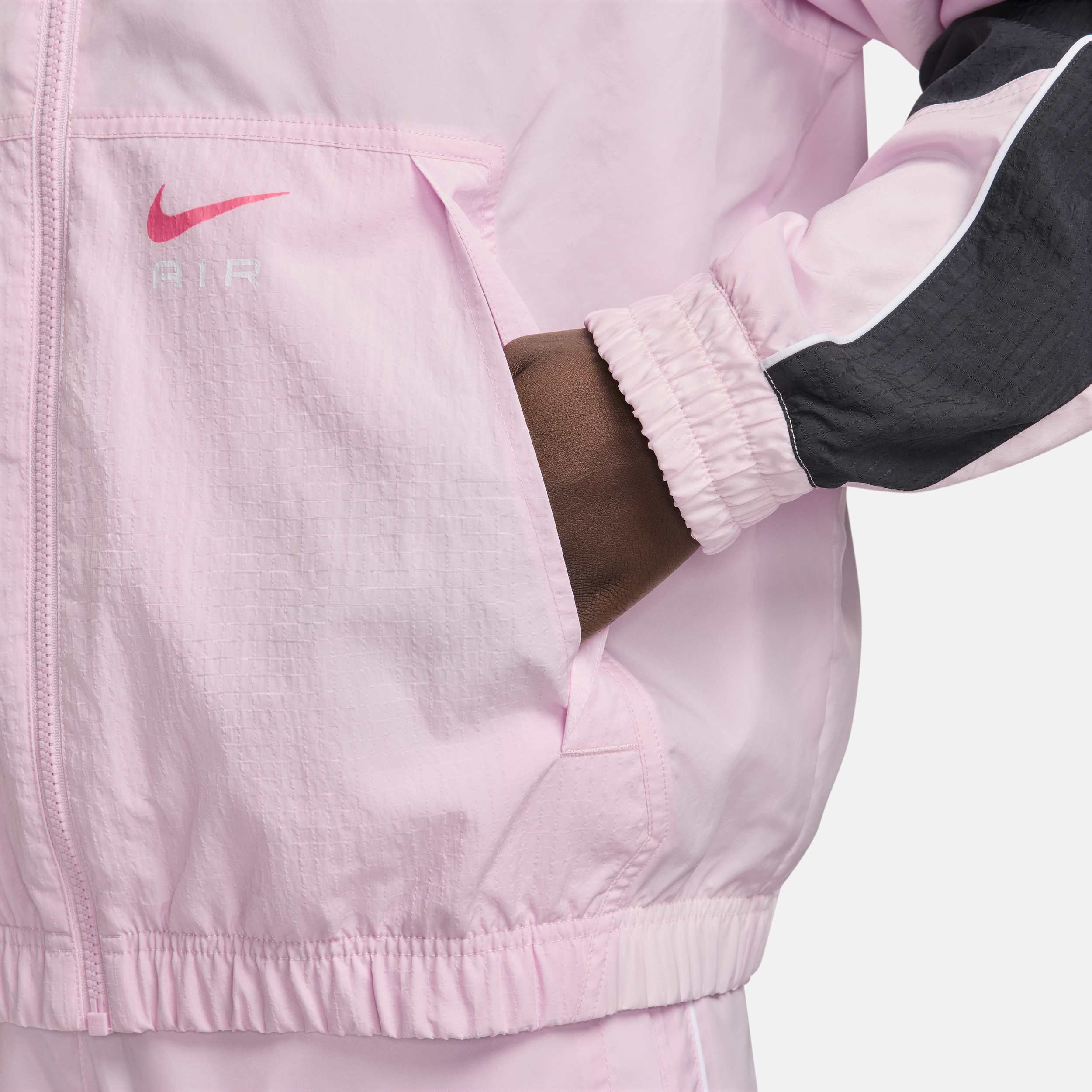Nike Air geweven trainingsjack voor heren Roze