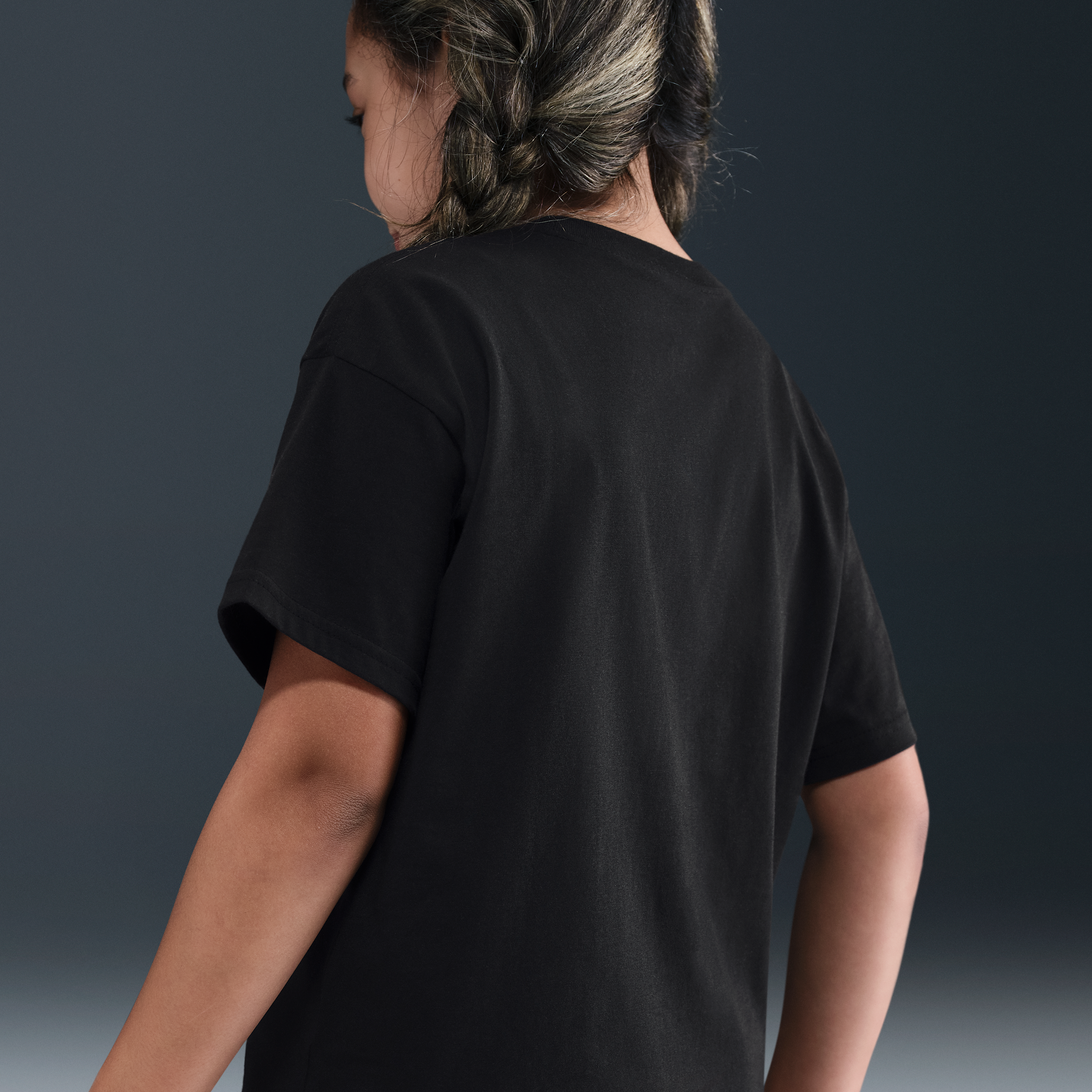 Thumbnail - Nike T-Shirt (ältere Kinder, Mädchen) - Schwarz