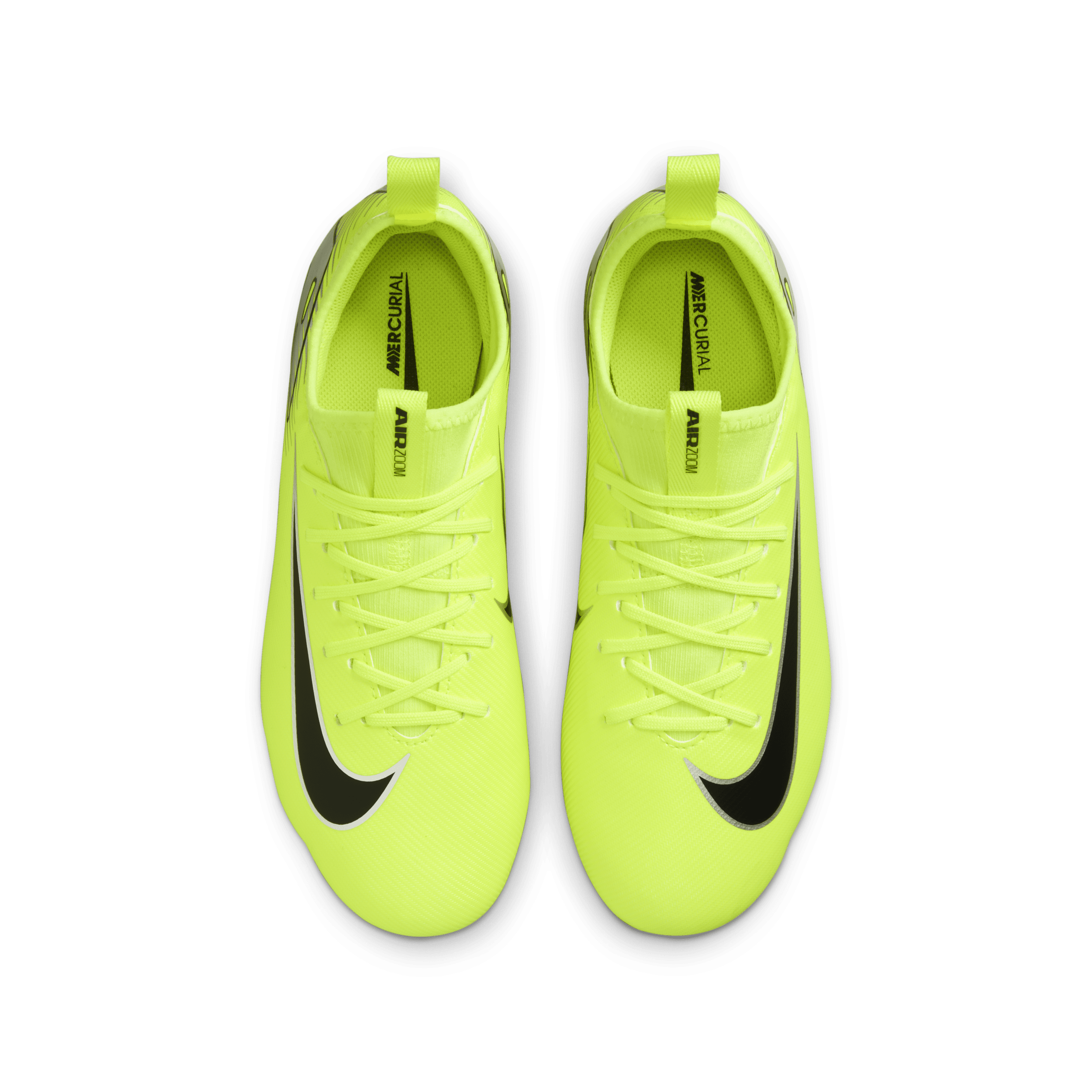 Chaussure de foot basse à crampons MG Nike Jr. Mercurial Vapor 16 Academy pour enfant/ado - Jaune